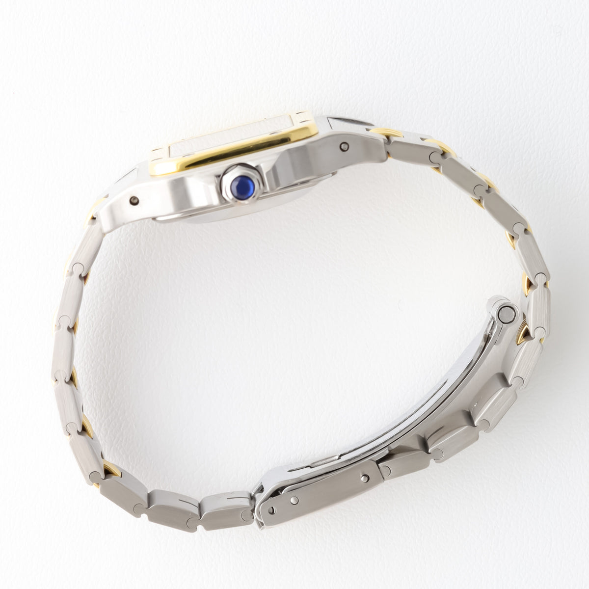 カルティエ サントスガルべ  SM  自動巻 コンビ ゴドロン