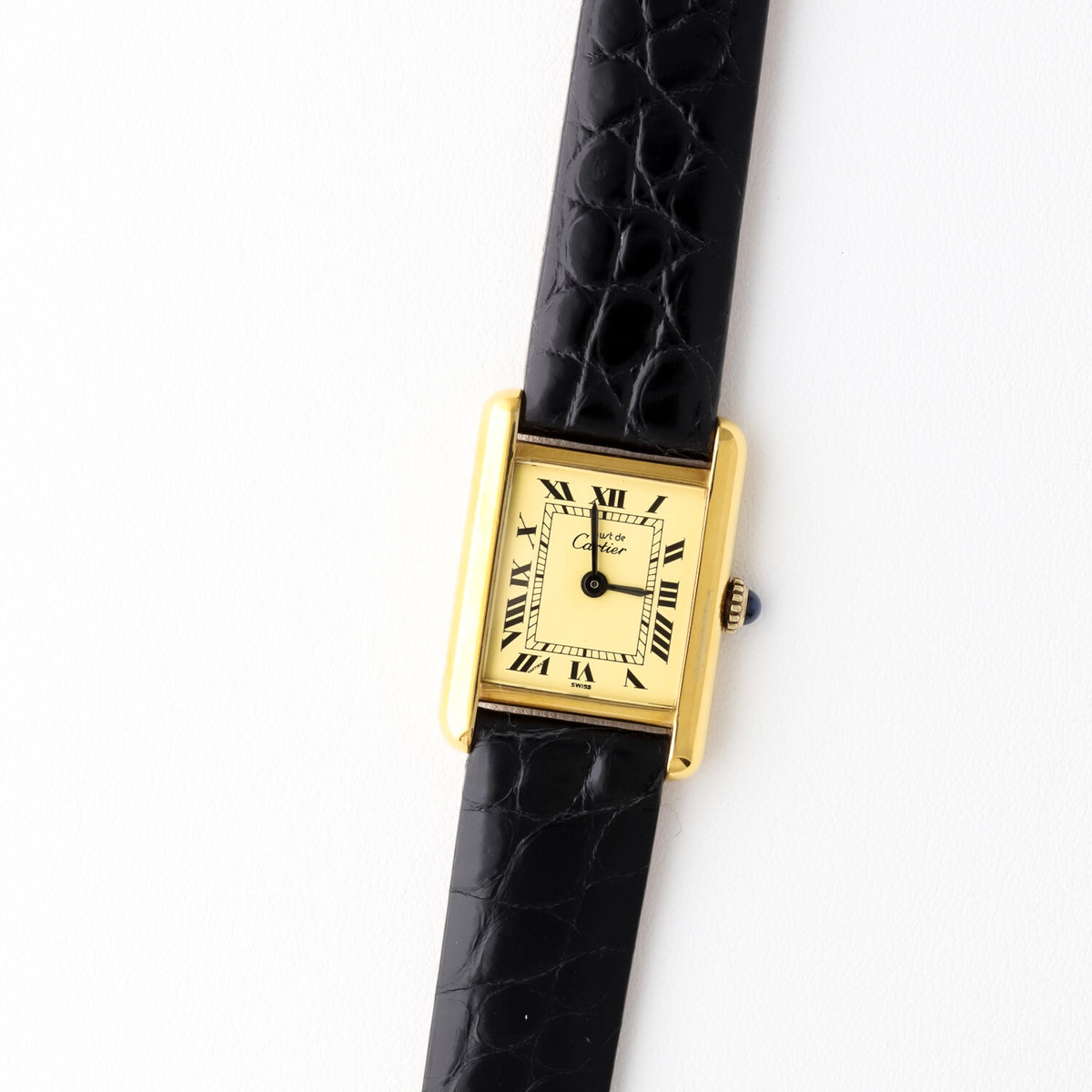 Cartier Must Tank SM Ivory Dial Manual-Wind