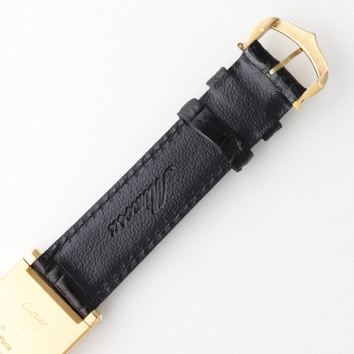 Cartier Tank Normale Large PARIS Dial Manual-Winding Ref.78092 No Cracks Excellent Condition