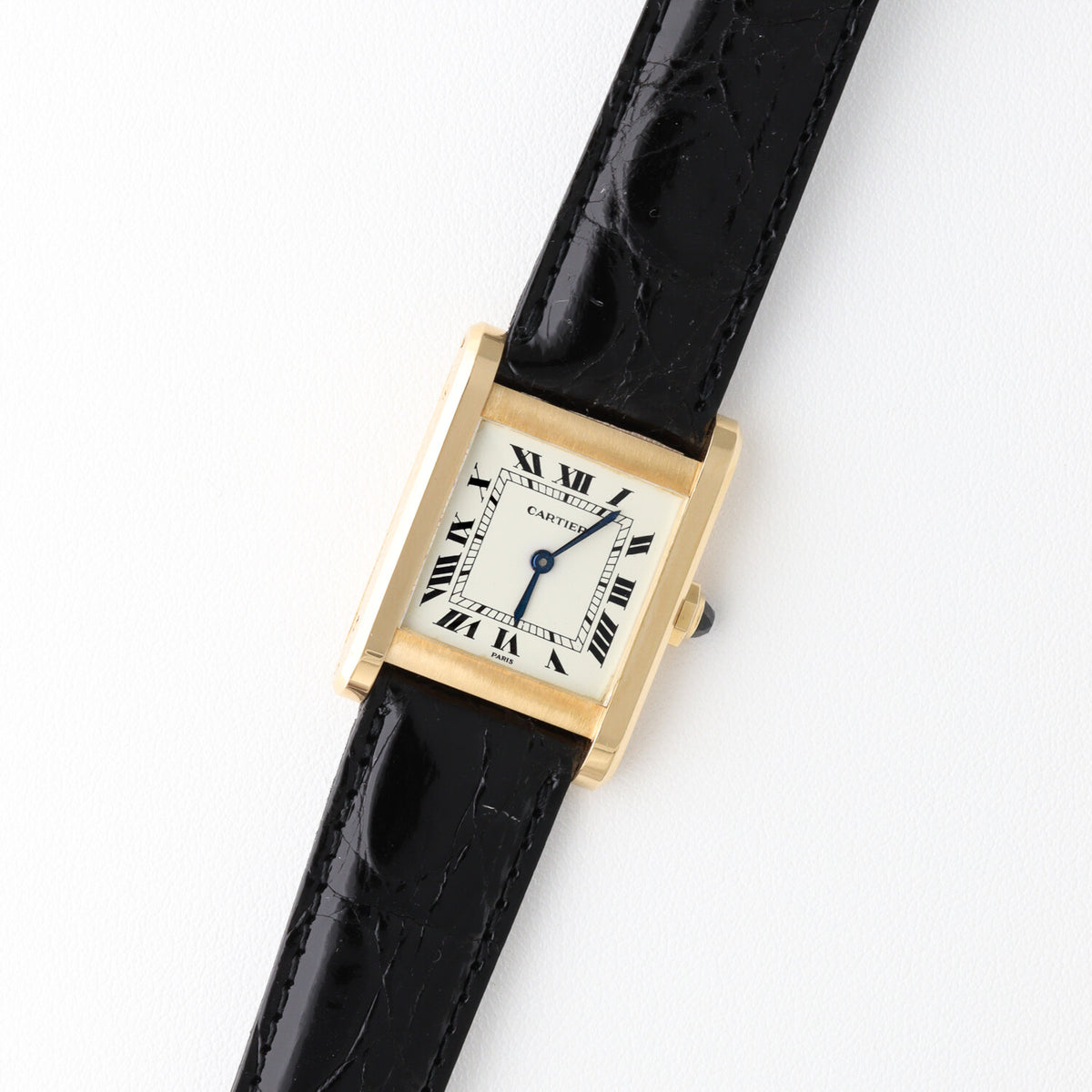 Cartier Tank Normale Large PARIS Dial Manual-Winding Ref.78092 No Cracks Excellent Condition