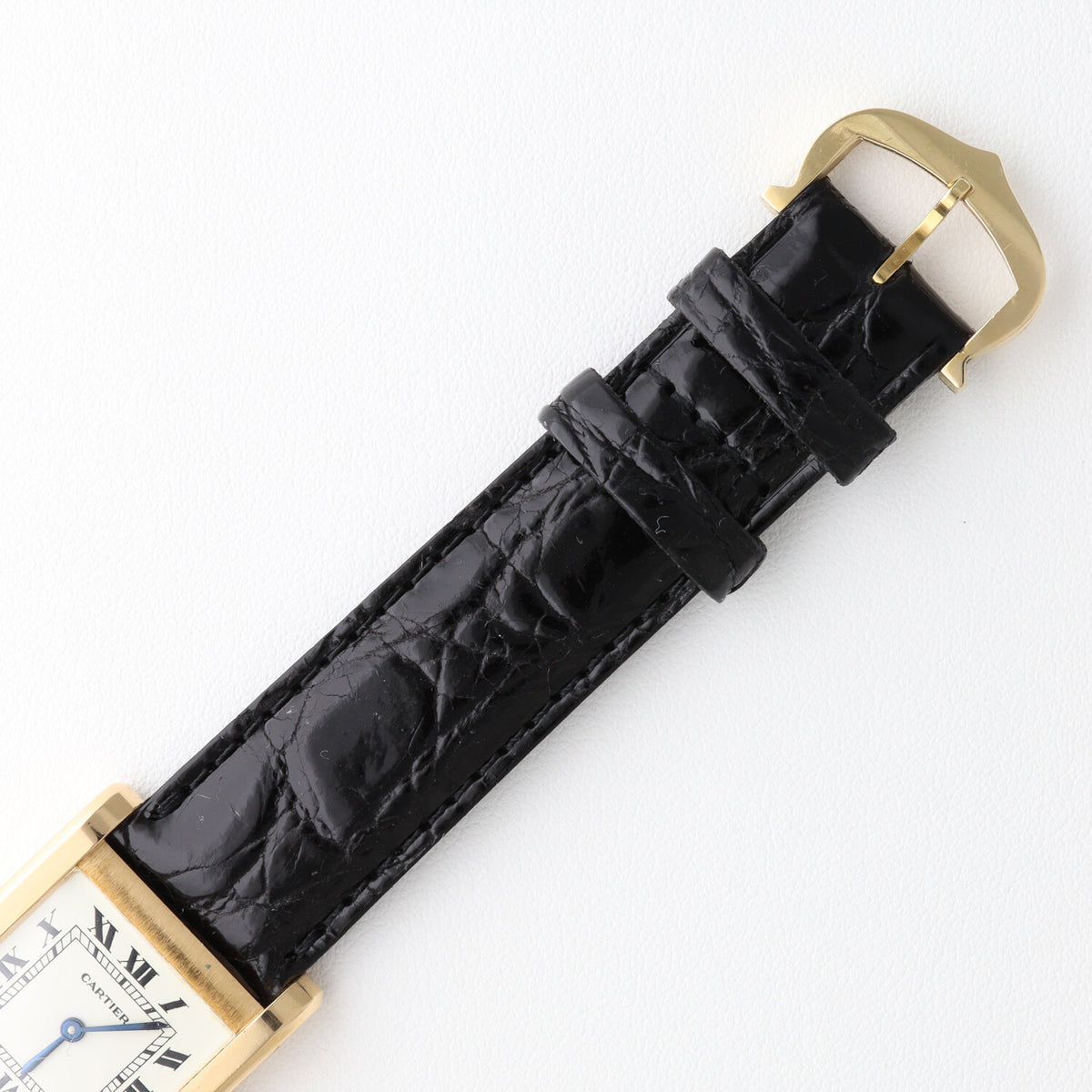 Cartier Tank Normale Large PARIS Dial Manual-Winding Ref.78092 No Cracks Excellent Condition