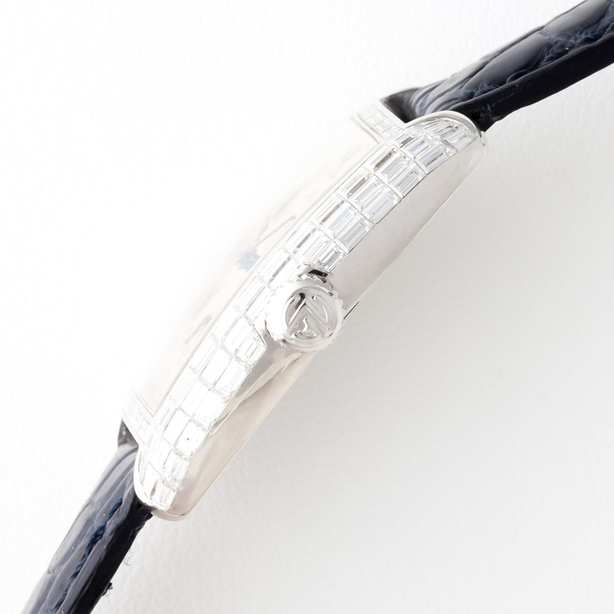 프랭크 뮬러 토노 카벡스 WG 인비저블 1750S6 순정 바게트 다이아몬드 수동식 여성용時計