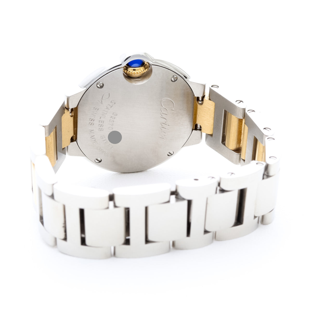 卡地亞 Ballon Bleu SM 黃金、不鏽鋼雙色款
