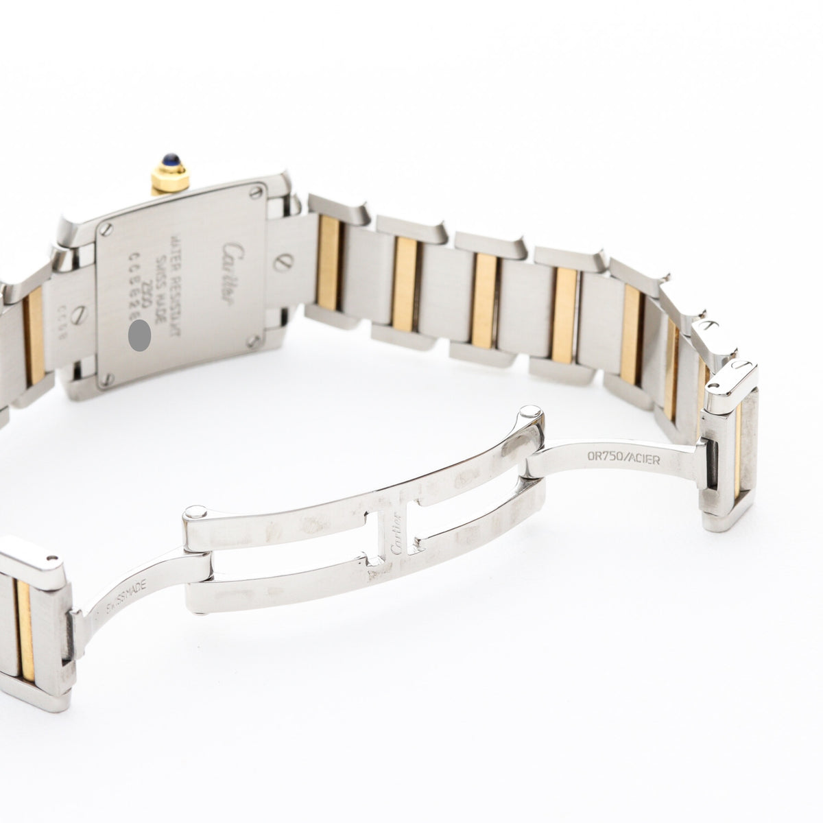 卡地亞 Tank Française SM 黃金、不鏽鋼雙色款