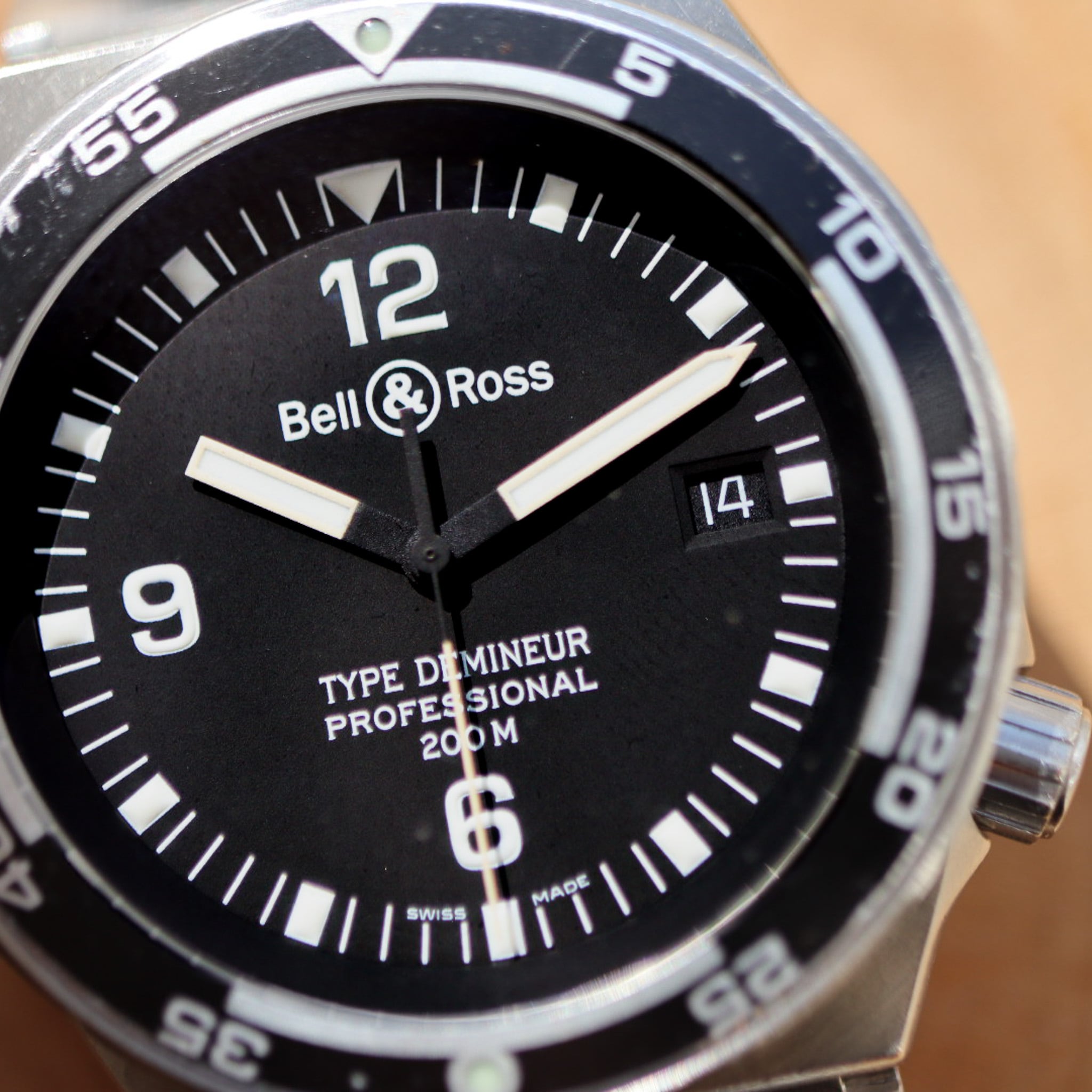 Bell & Ross タイプデミナー TYPE DEMINEUR　クオーツ 420s