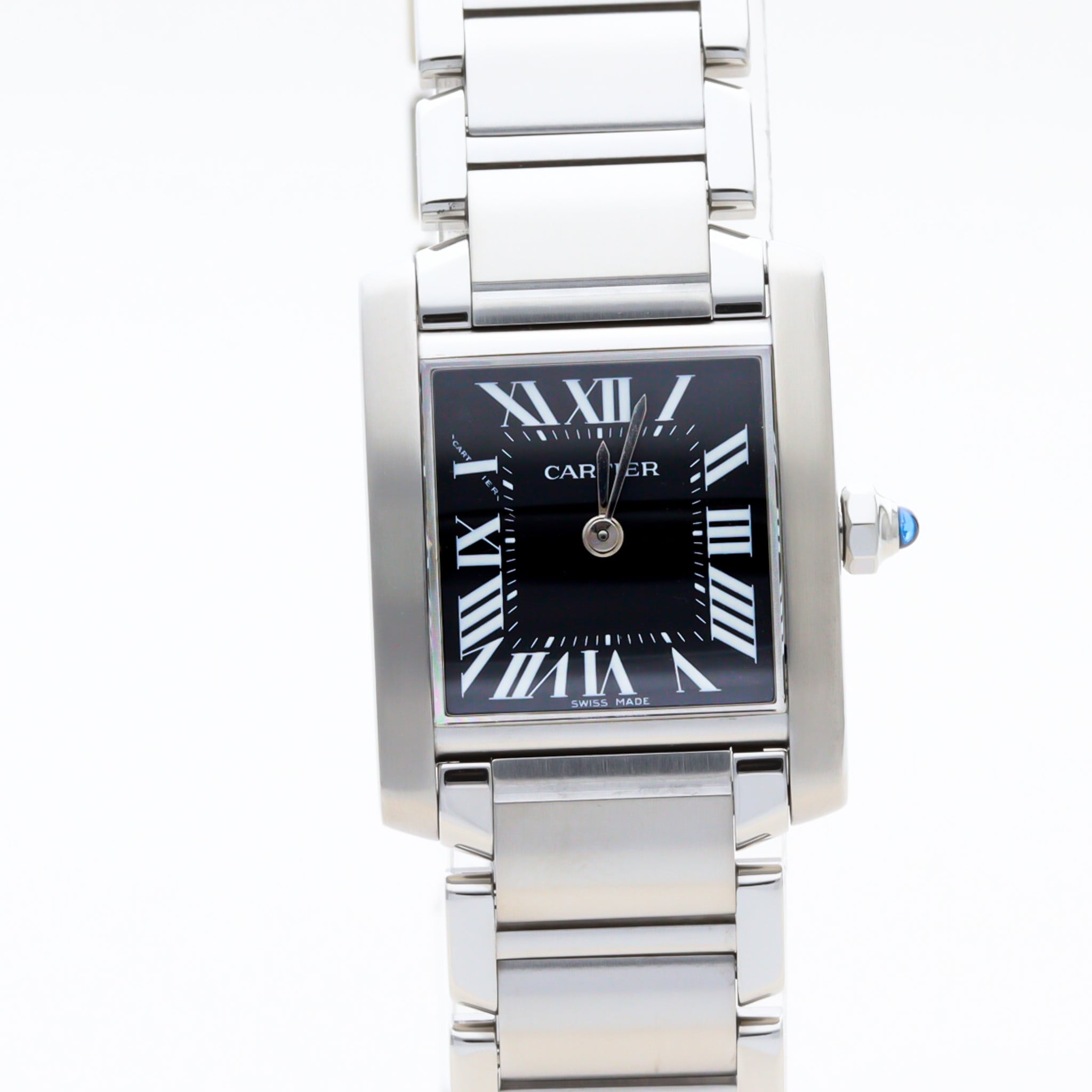 【アジア限定品】カルティエ タンクフランセーズ SM 黒文字盤