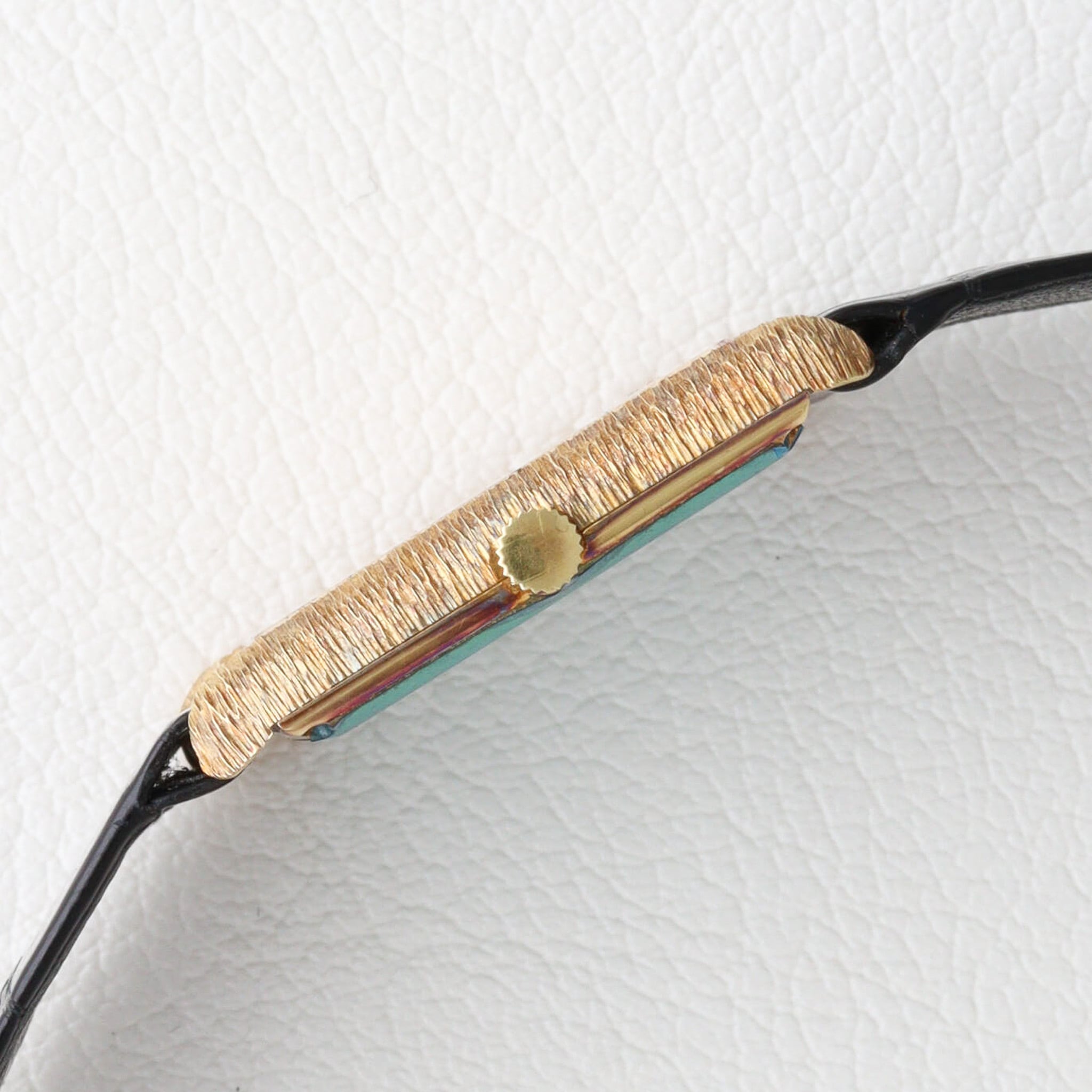 ピアジェ タンク バークダイアル 手巻き 18kYGゴールド piaget
