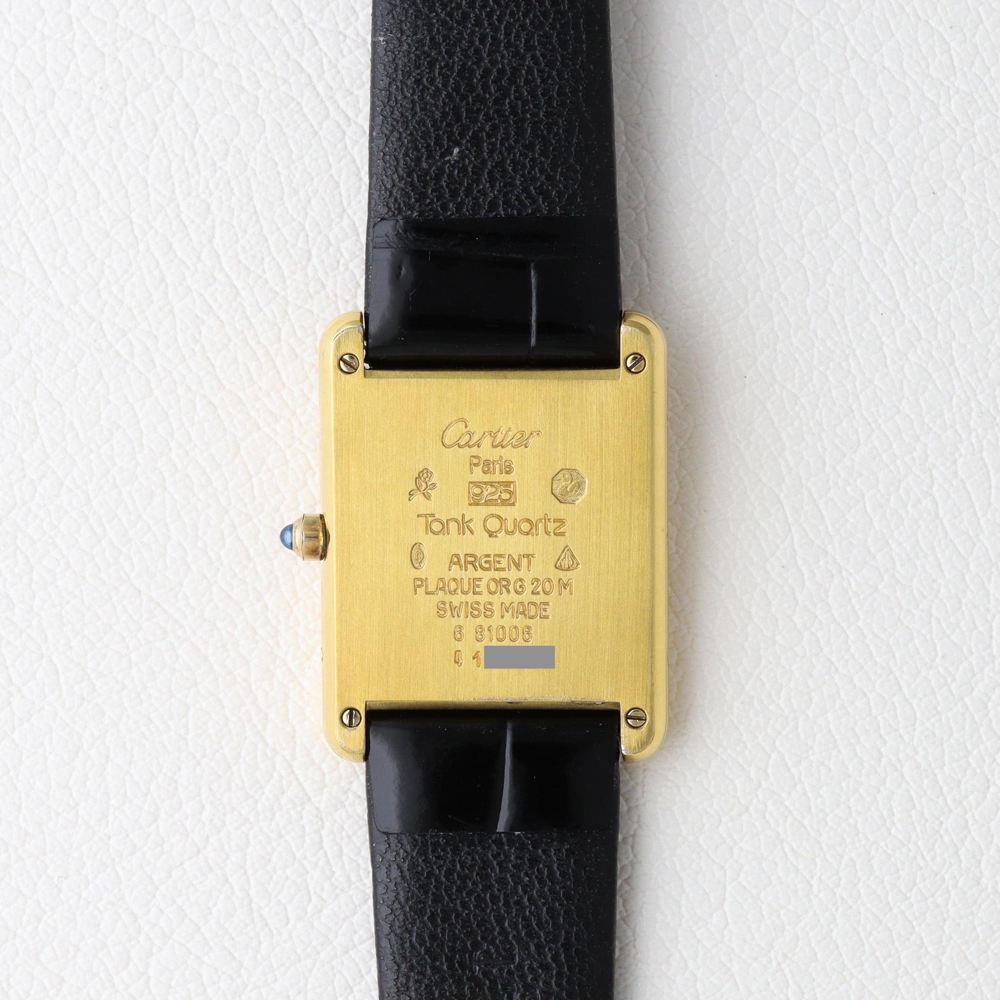 カルティエ マストタンク シャンパン文字盤LM 希少 レア品