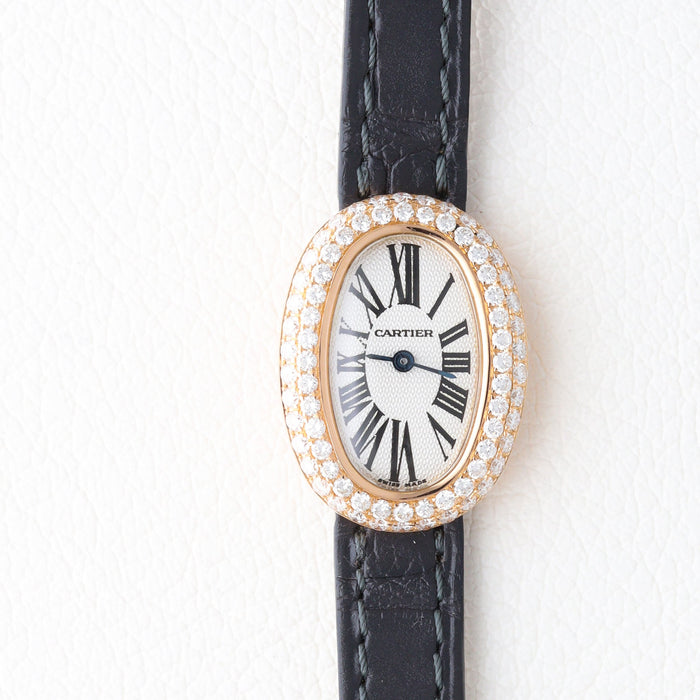 Cartier / Baignoire / Pink Gold / Baignoire Mini PG Original Diamonds