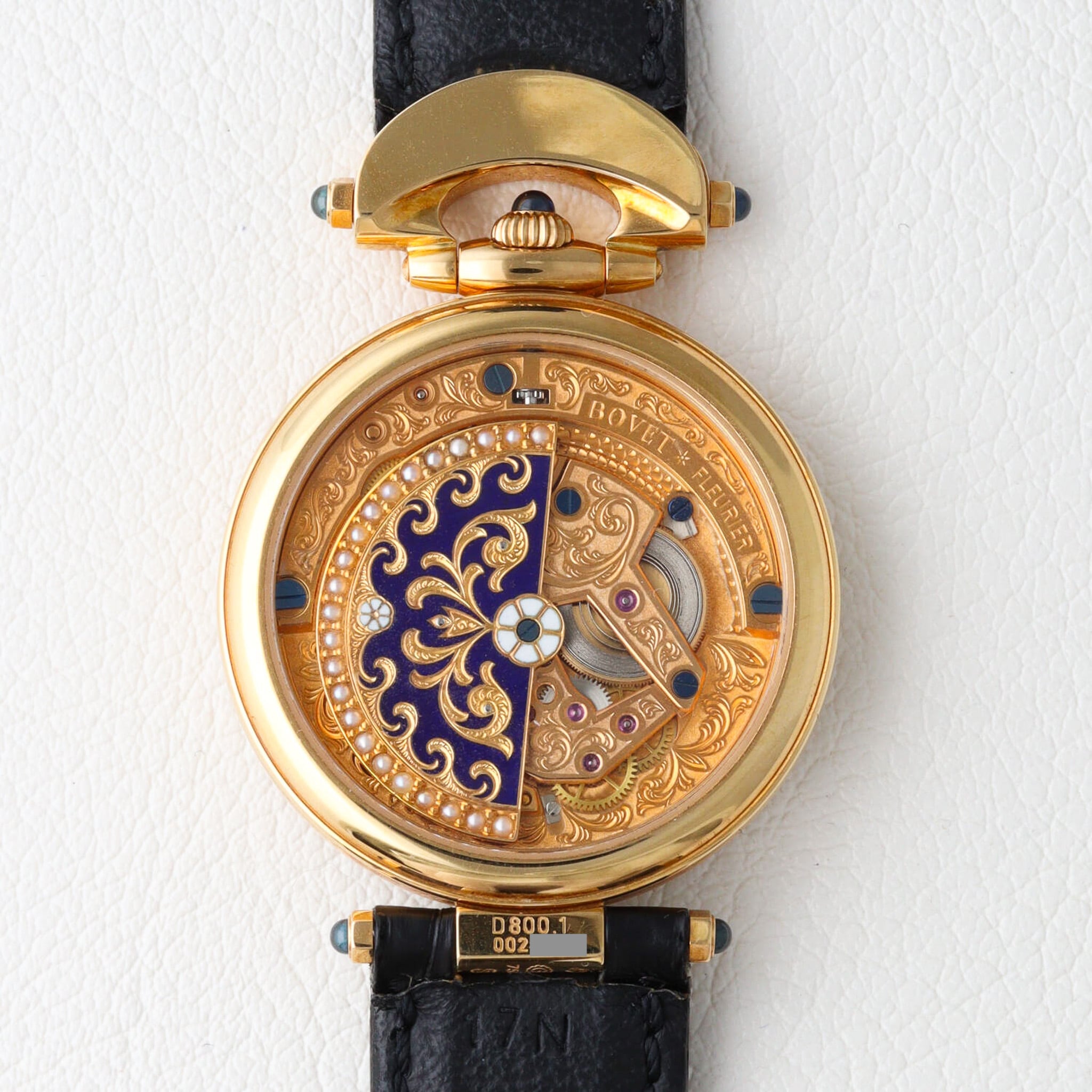 BOVET フルリエ　裏スケ エナメル D800.1