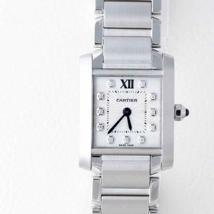 Cartier / Tank Francaise / Stainless Steel / タンクフランセーズ SM ダイヤルダイヤモンド
