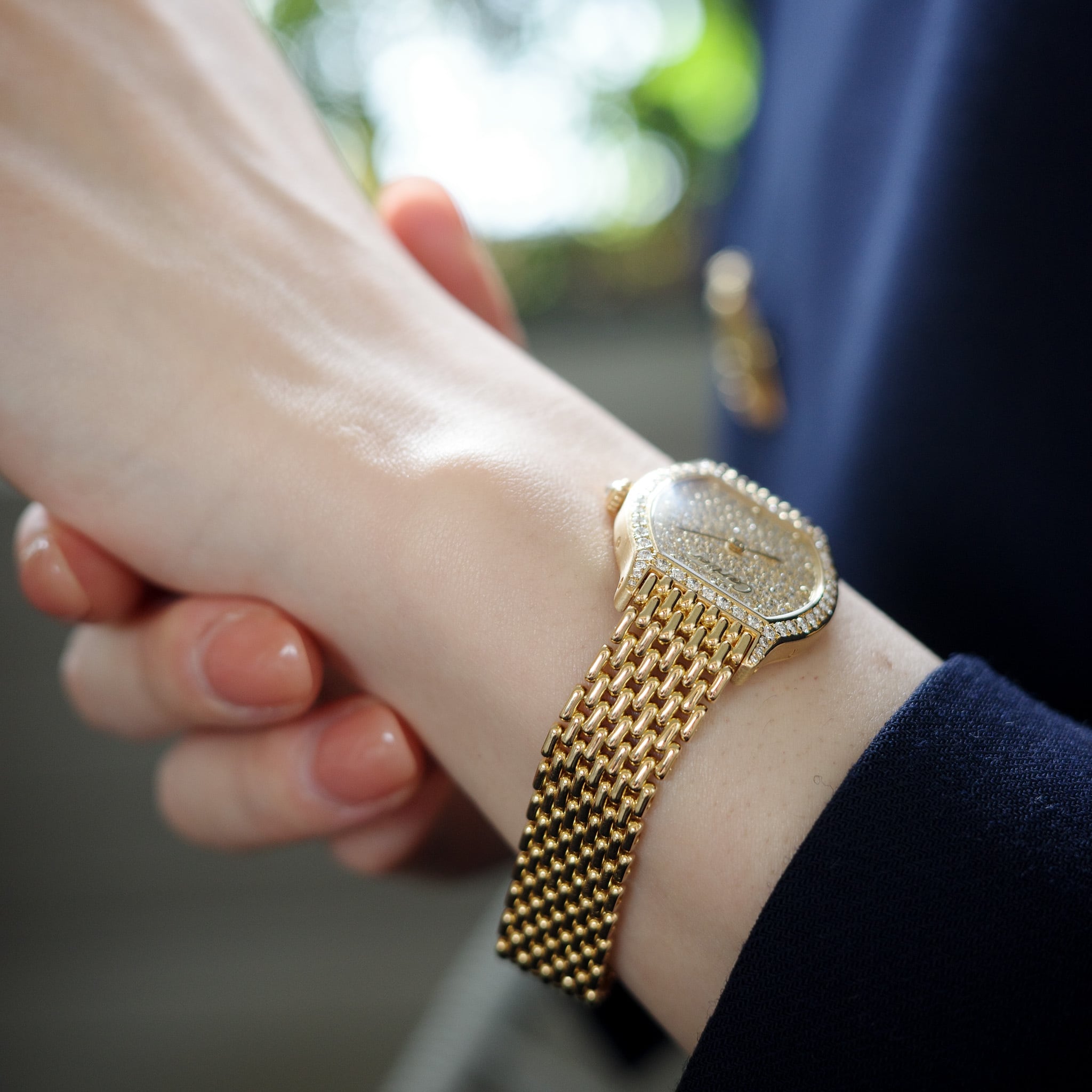 Tortue / SM / yellow gold / Diamonds dial＆case / トーチュ