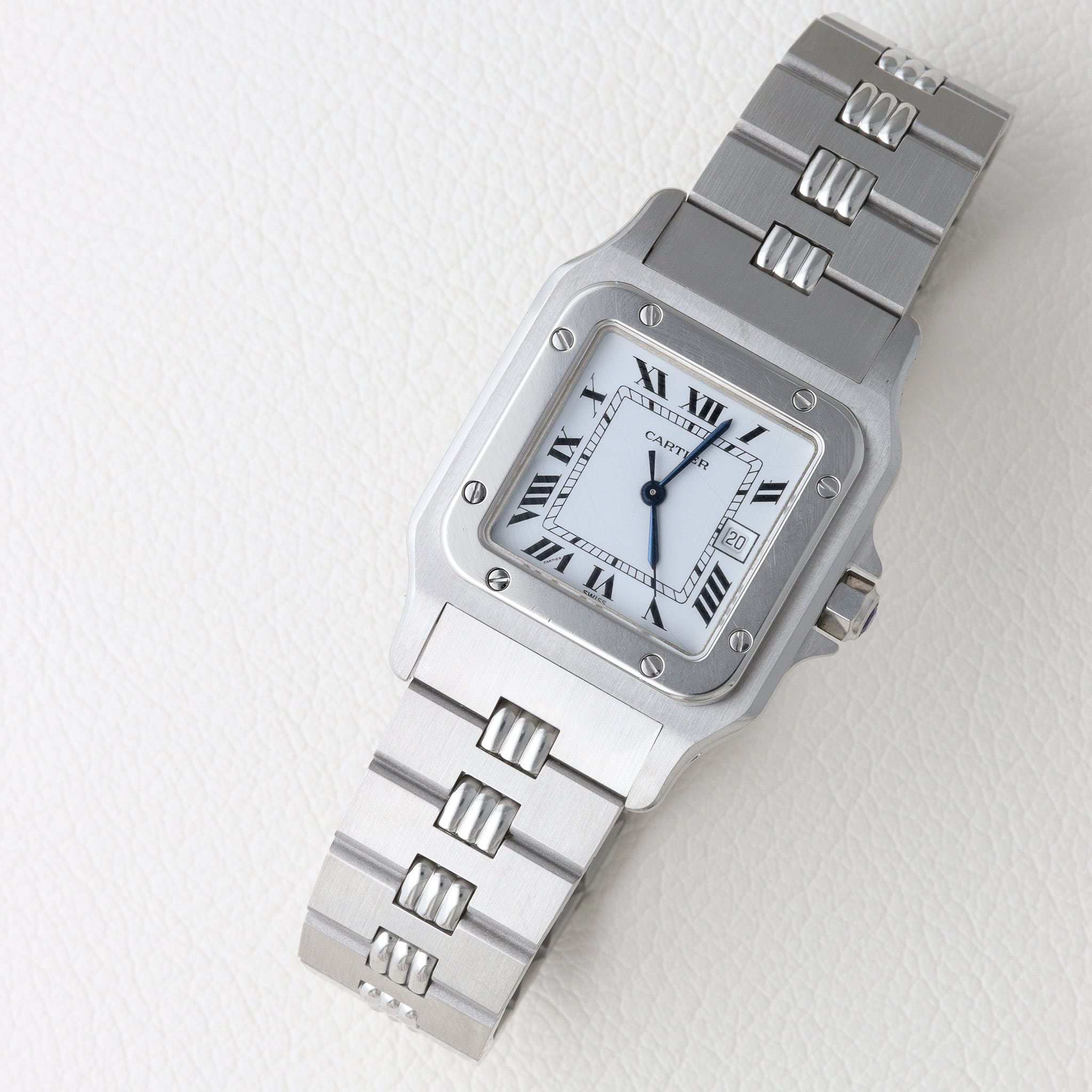カルティエ サントスガルべLM ref.2960 希少 ゴドロン SS AT