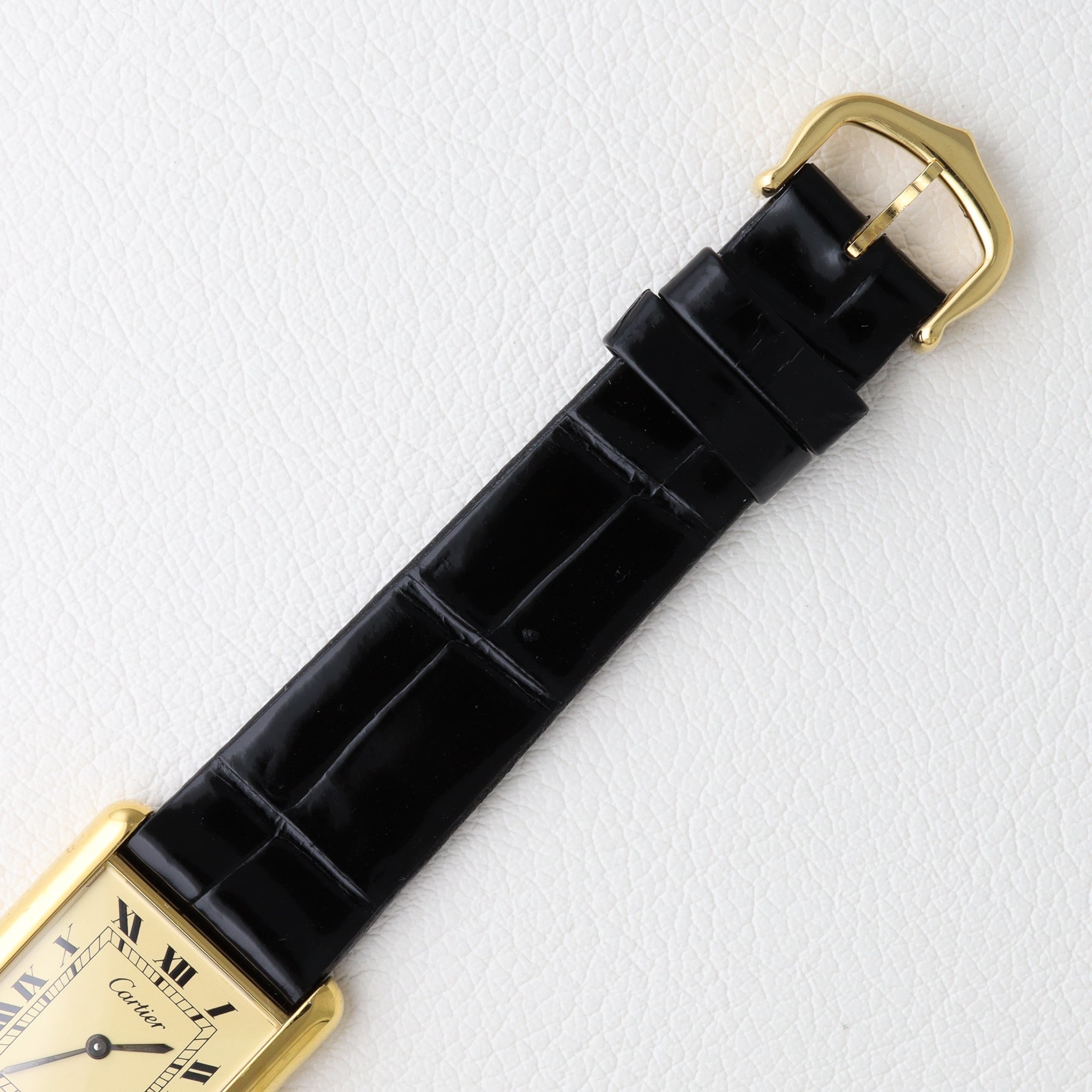 カルティエ マストタンク シャンパン文字盤LM 希少 レア品