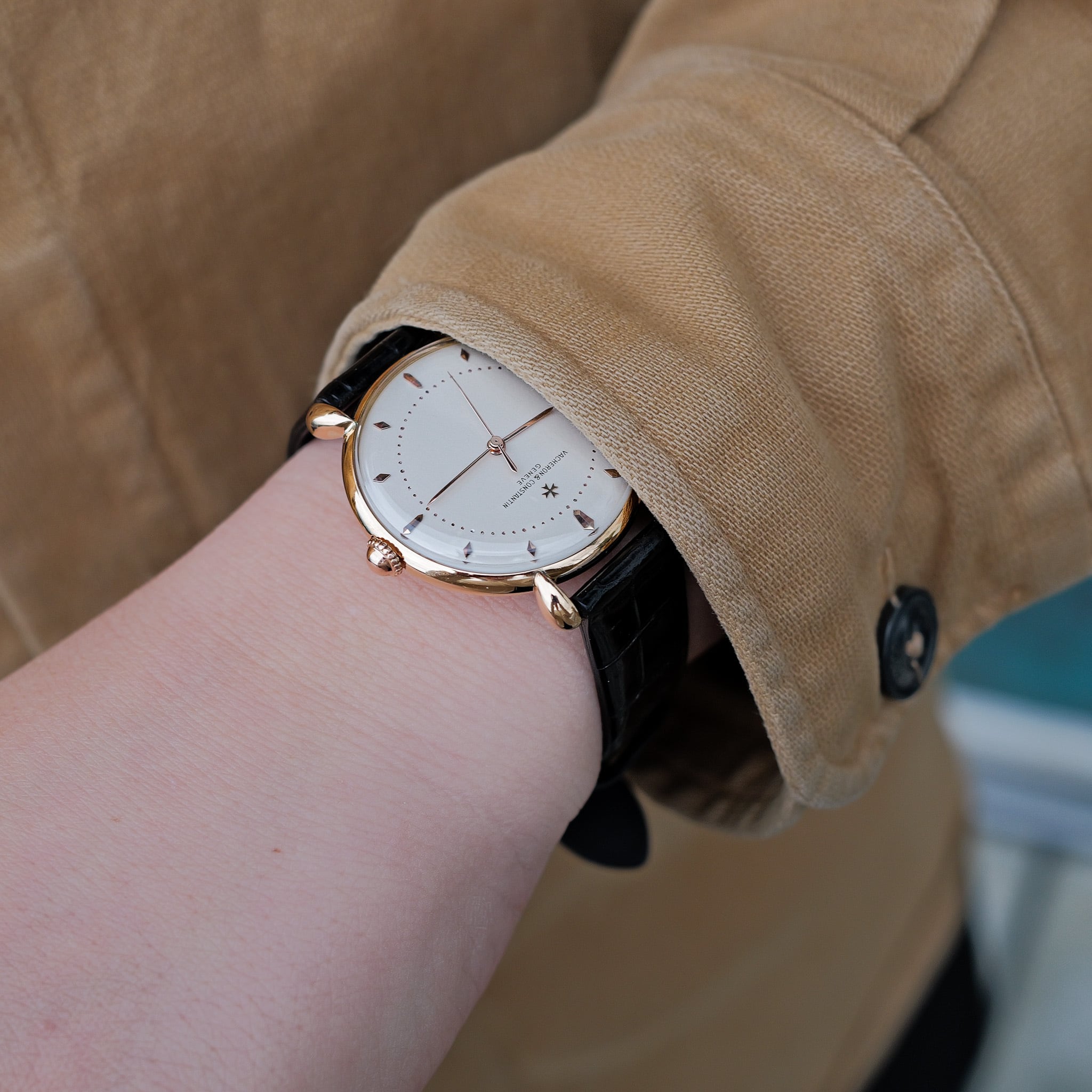 ヴァシュロンコンスタンタン  1950s 正規修理済み 36mm ラウンド ティアドロップ