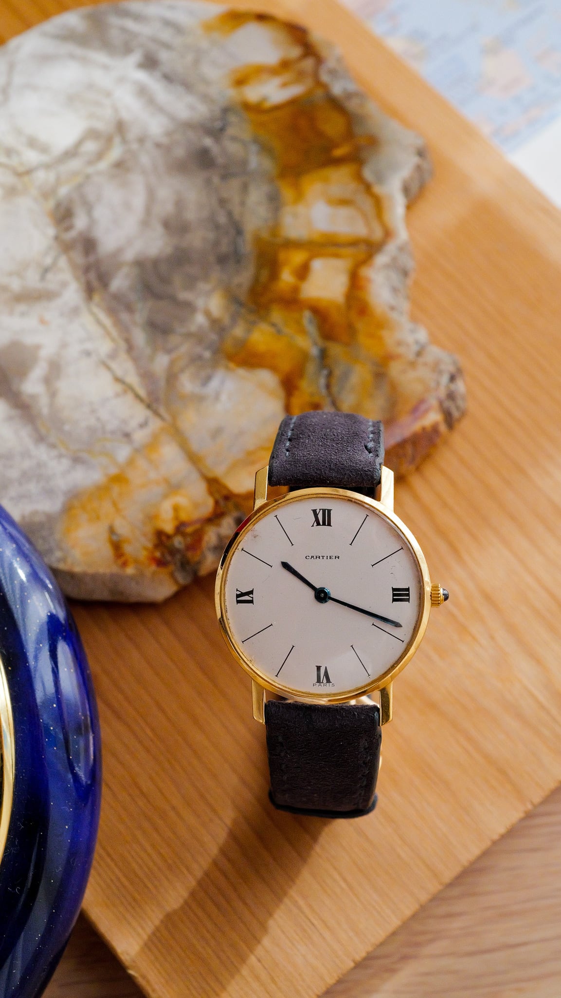 カルティエ ロンド  ルクルトムーブメント 1970年代  PARIS dial Cal.838