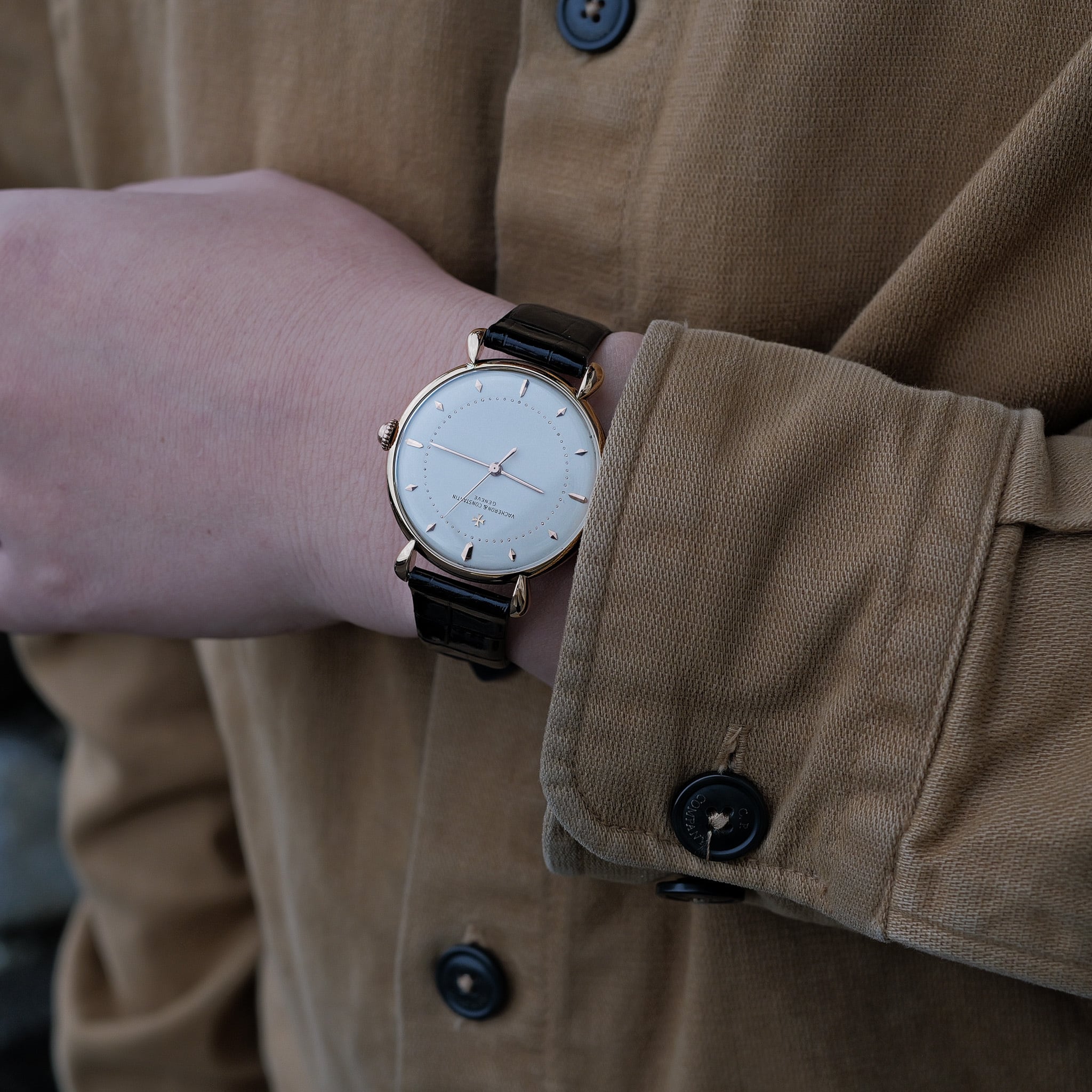 ヴァシュロンコンスタンタン  1950s 正規修理済み 36mm ラウンド ティアドロップ