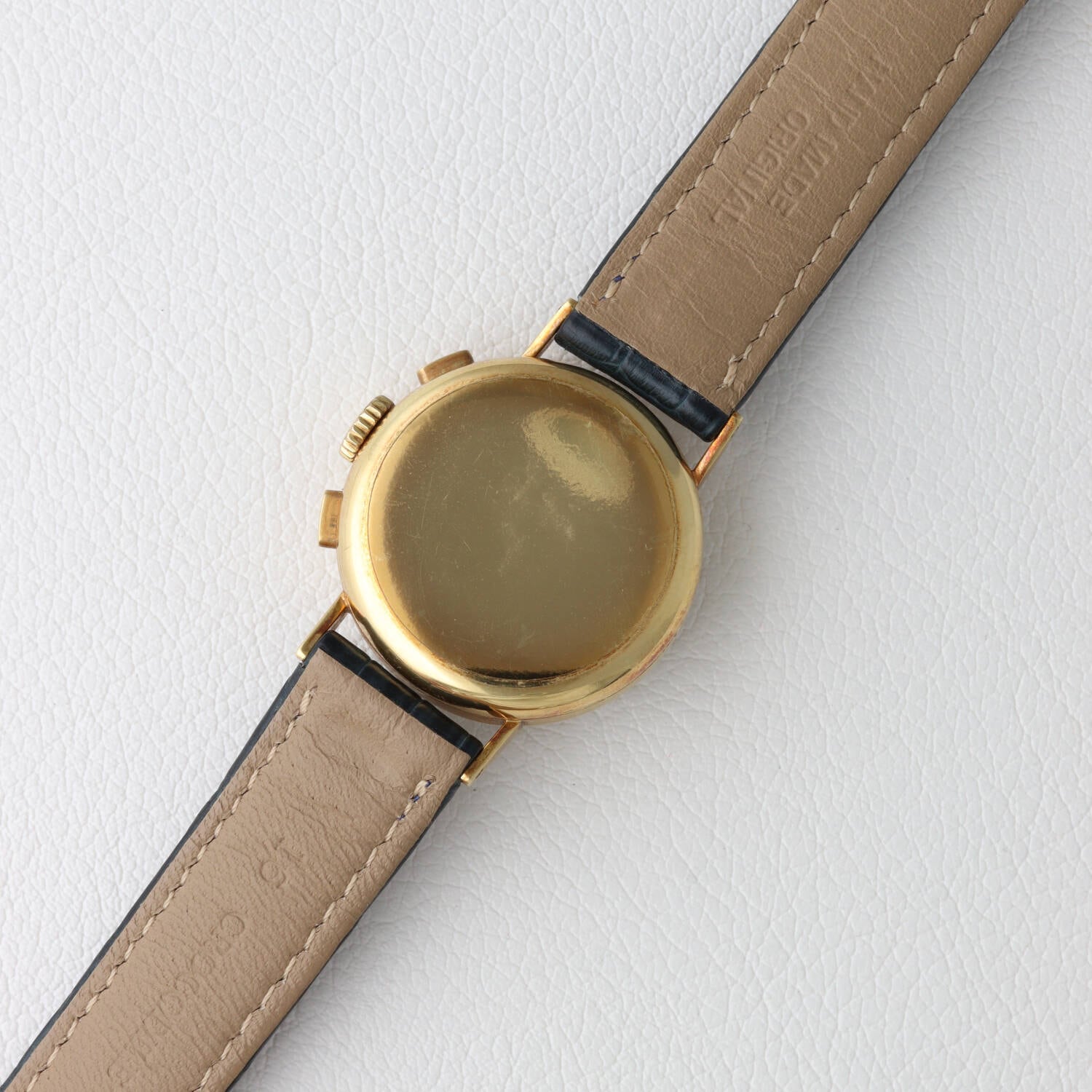 希少 ベビークロノ MOVADO 18kYG クロノグラフ 手巻き ref.9025