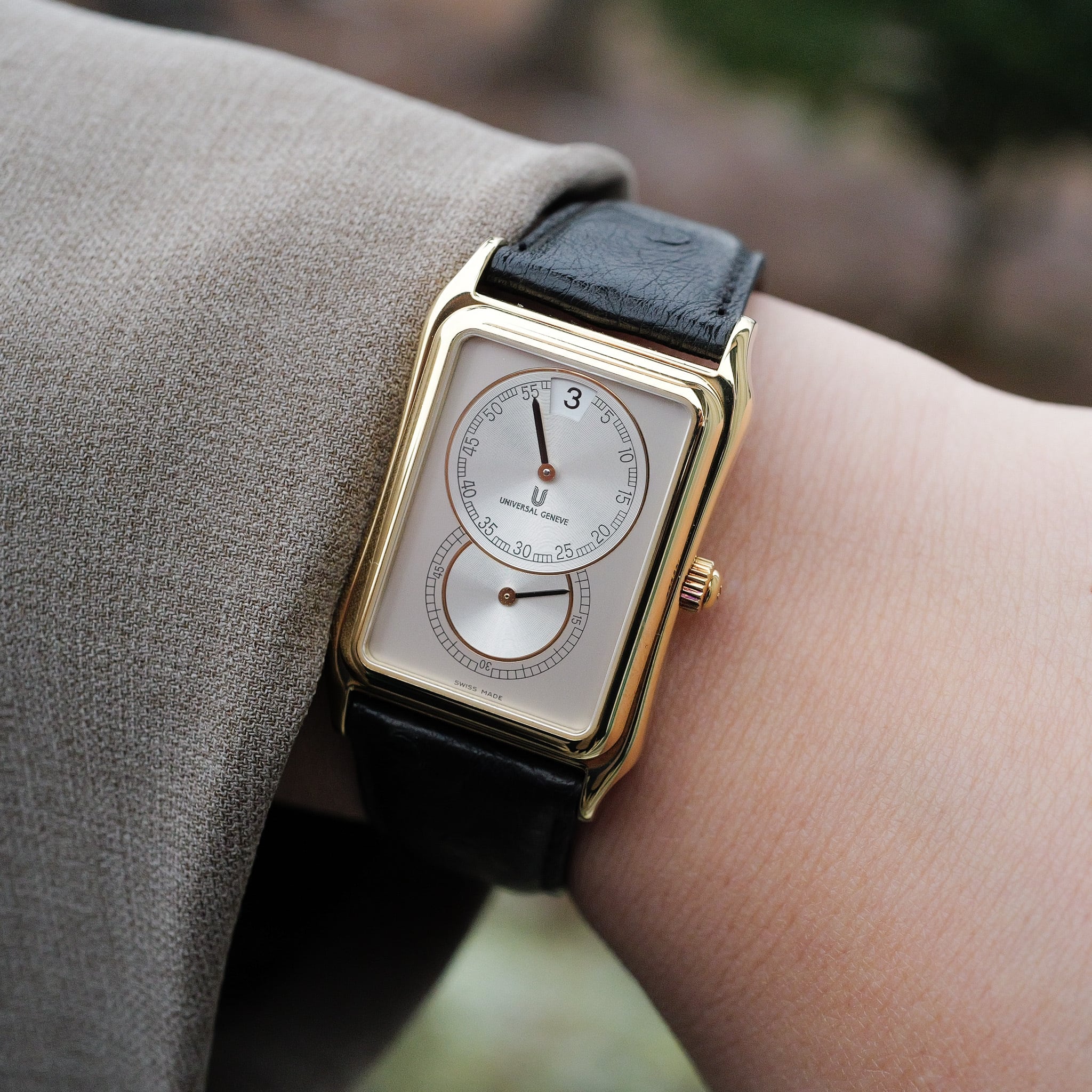 ユニバーサルジュネーブ Ref.125.125 ジャンピングアワー UNIVERSAL GENEVE Cal.UG25