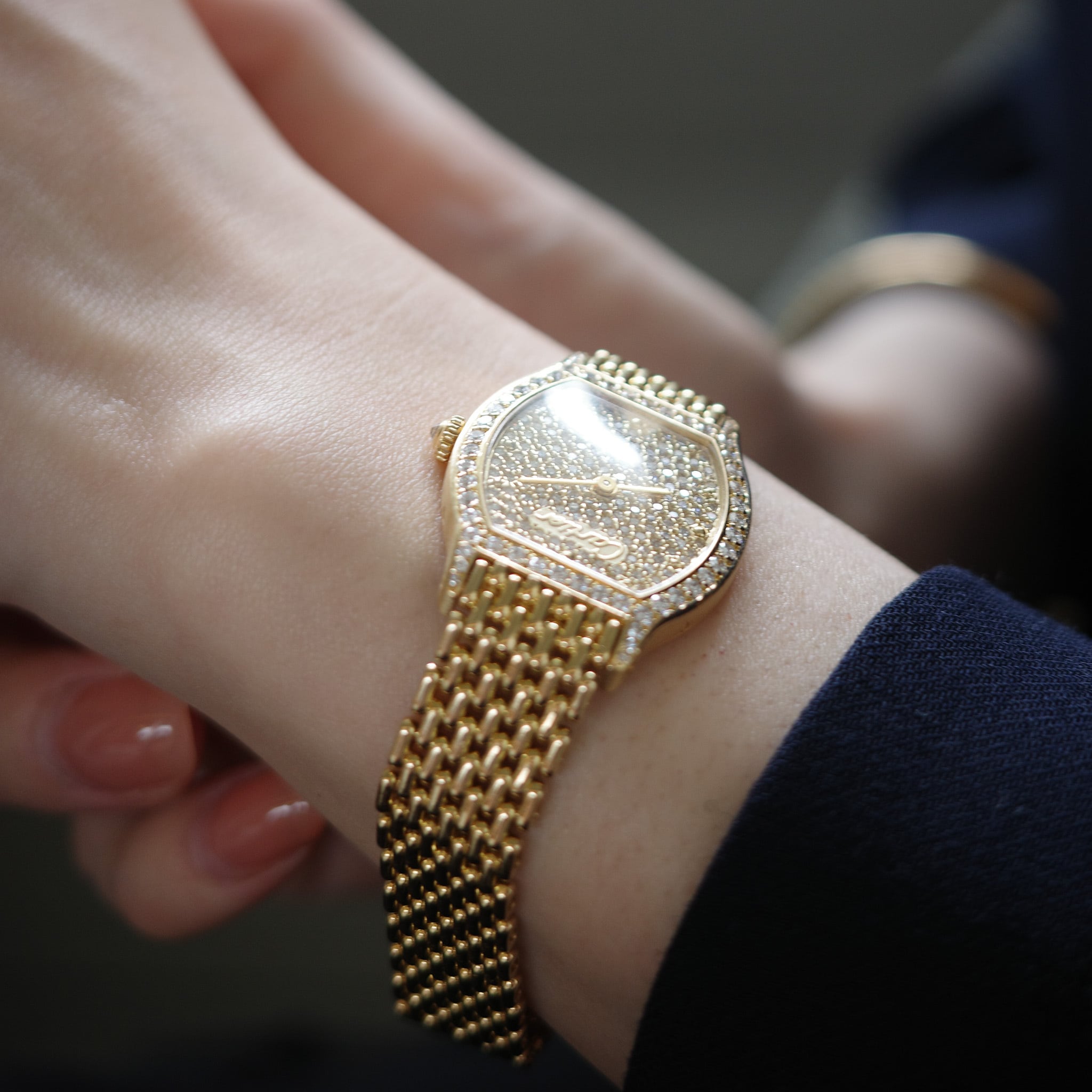 Tortue / SM / yellow gold / Diamonds dial＆case / トーチュ