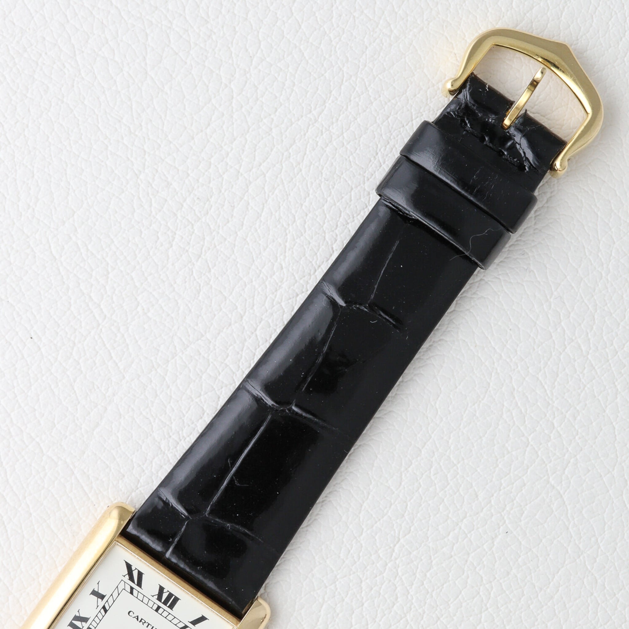 カルティエ タンクルイ LM エクストラフラット PARIS  ref.96019 クラックなし cal.96