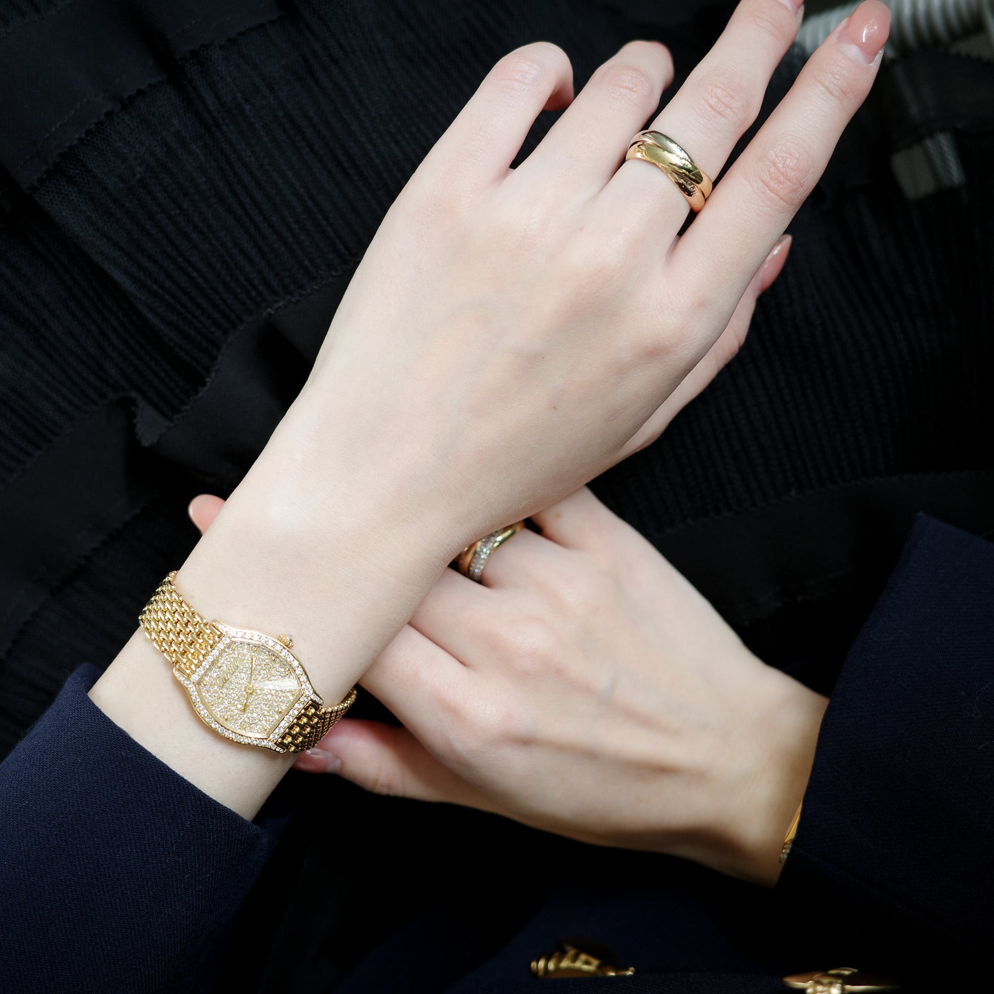 Tortue / SM / yellow gold / Diamonds dial＆case / トーチュ