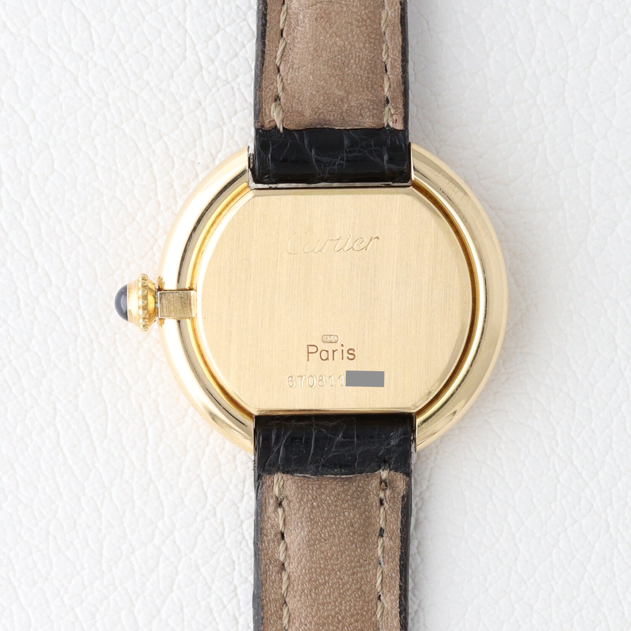 カルティエ  エリプスSM Ref.67081 手巻き PARIS文字盤