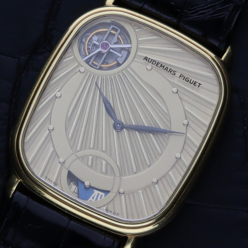 オーデマピゲ　世界初 自動巻トゥールビヨン　audemars piget