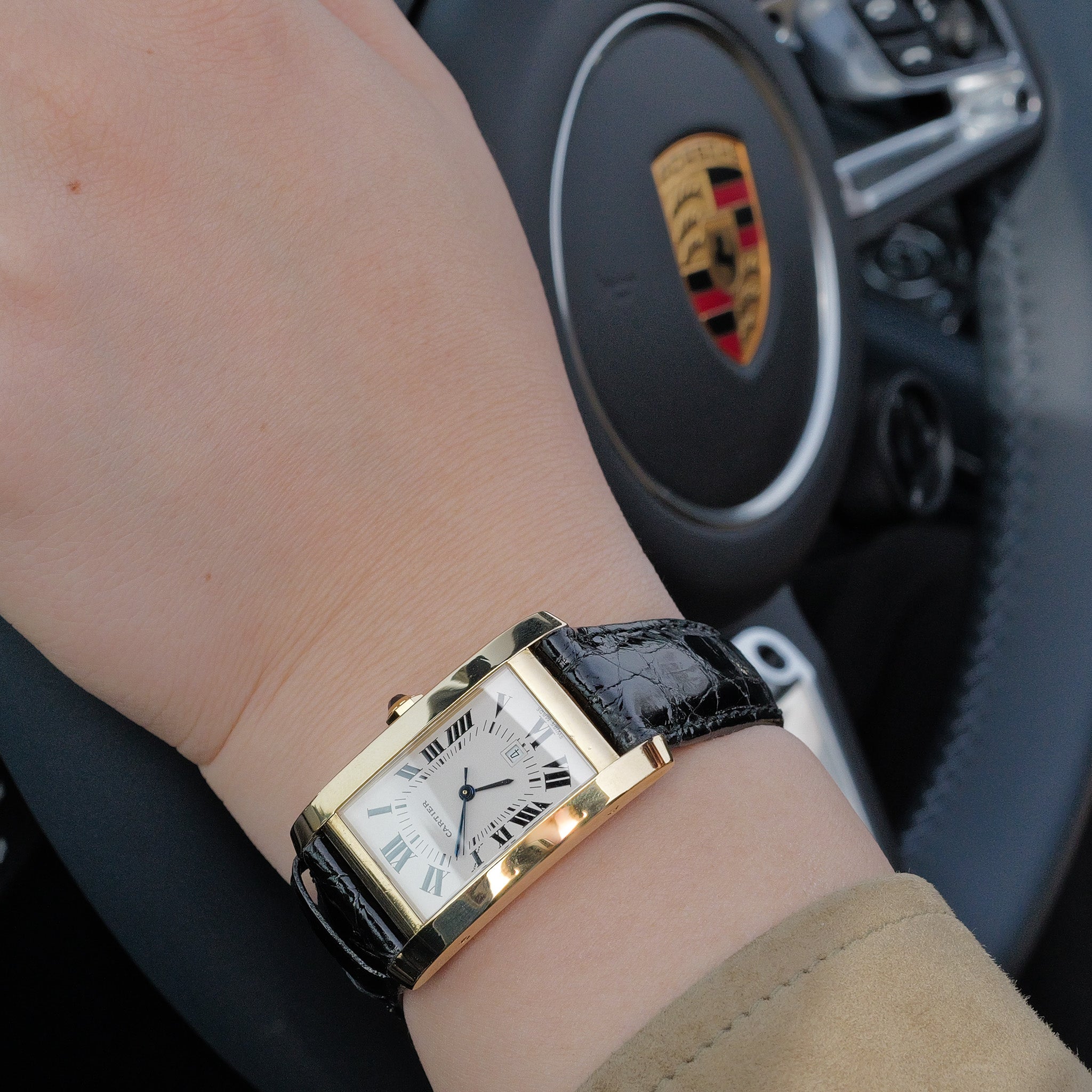 Cartier Tank Américaine Automatic YG Ref.8172984