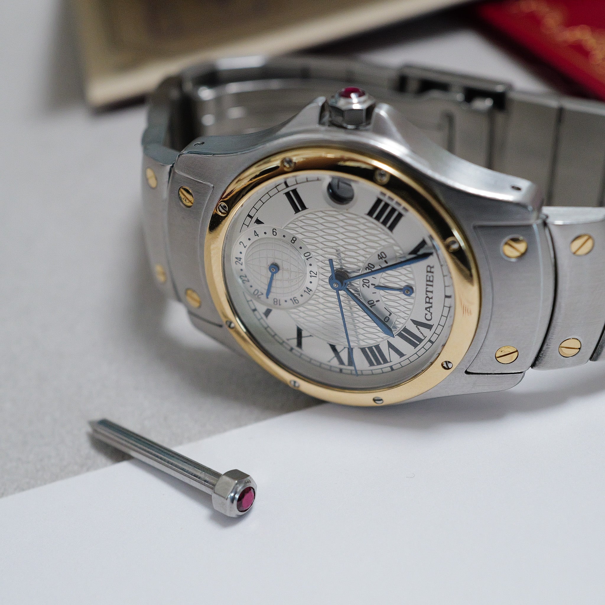 カルティエ サントスラウンド GMT 150周年モデル 世界1847本限定