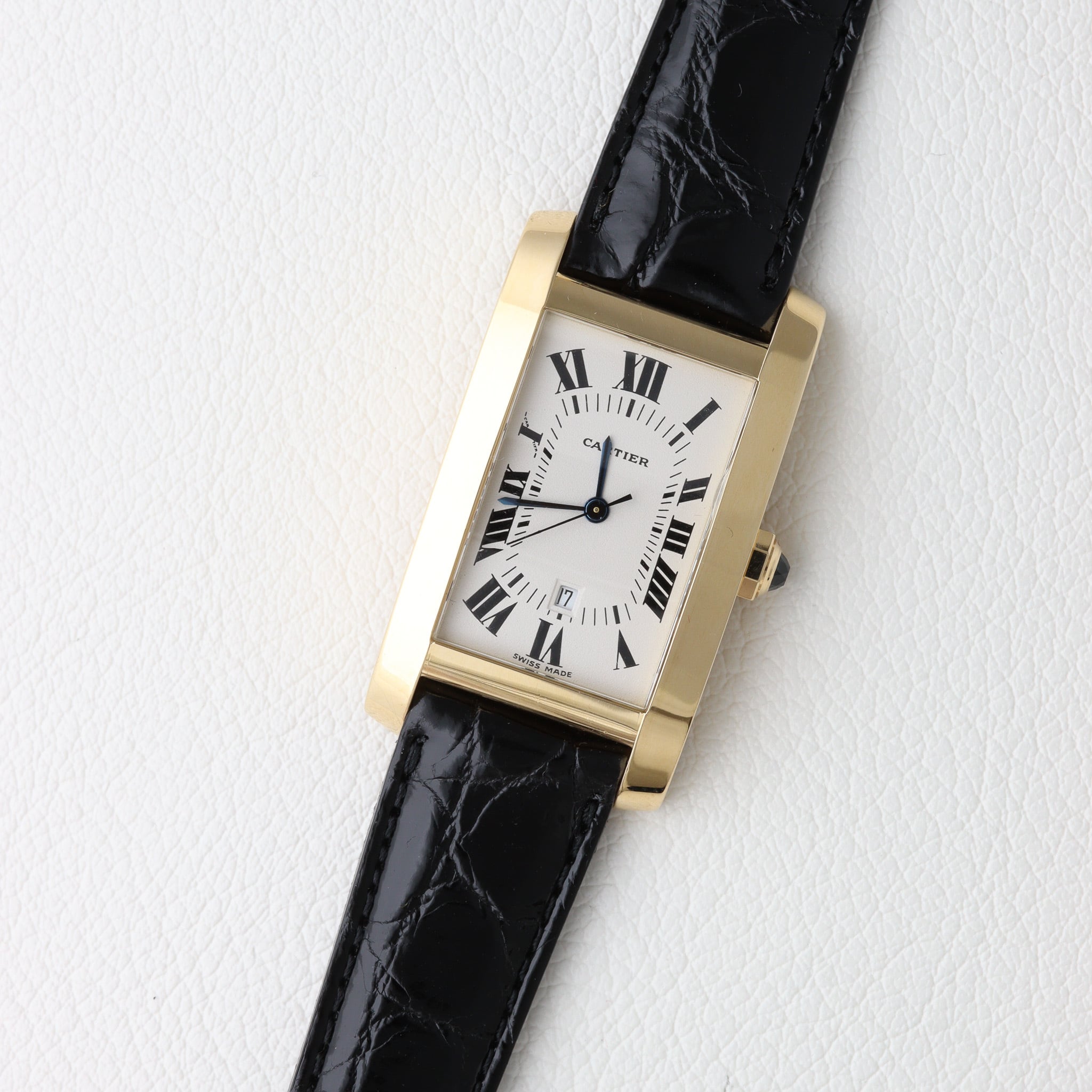 カルティエ タンクアメリカン  自動巻き YG　W2600851