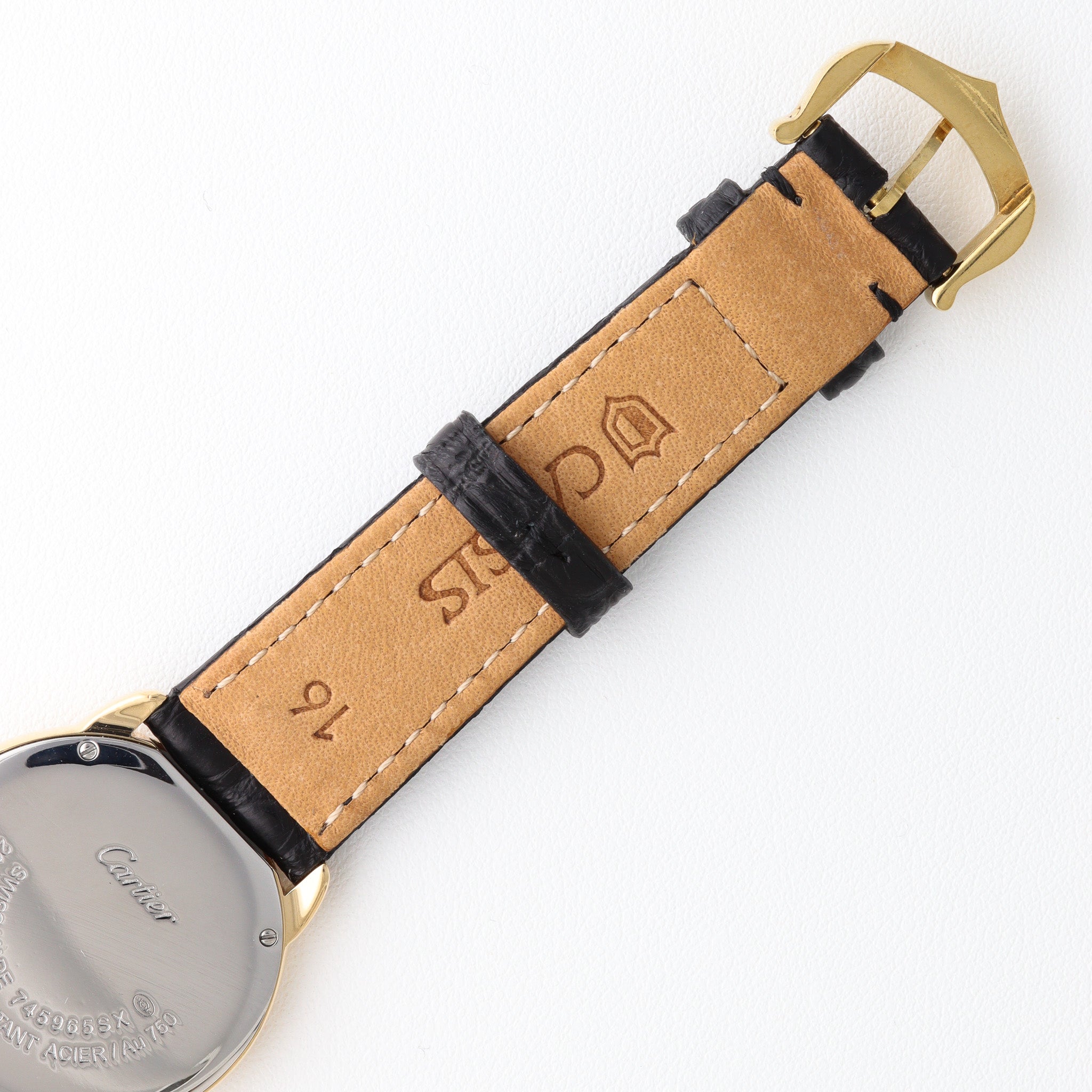 カルティエ ロンドソロ SM ゴールド レザー