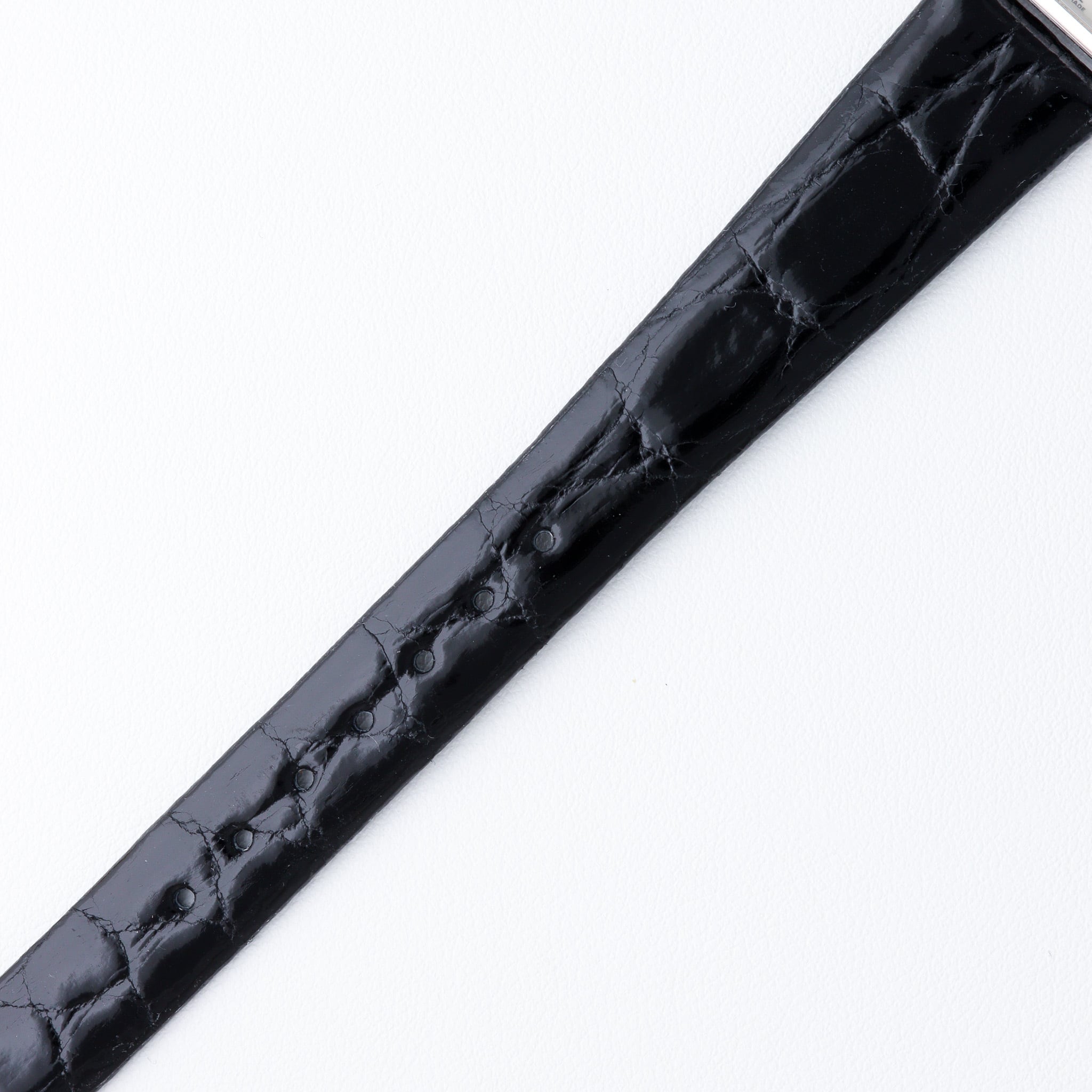 カルティエ タンクフランセーズ SM 純正ダイヤモンド WG レザー