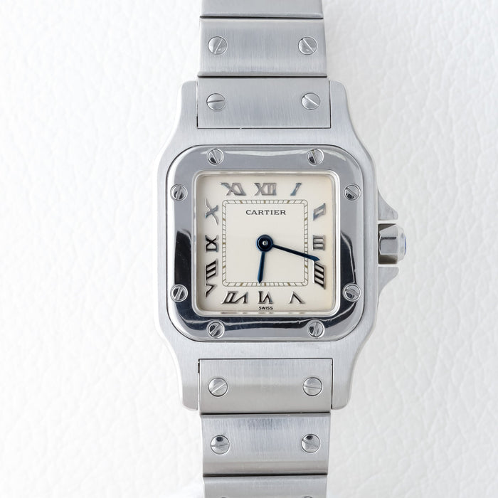 Cartier / Santos / Stainless Steel / サントスガルべ SM ステンレス