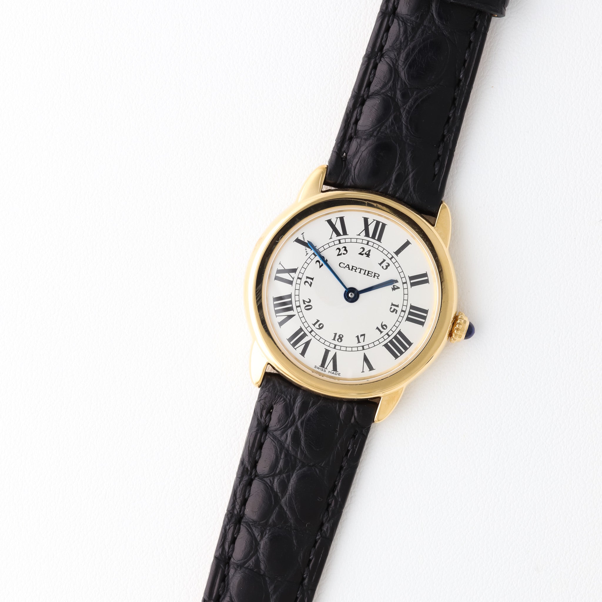 カルティエ ロンドソロ SM ゴールド レザー