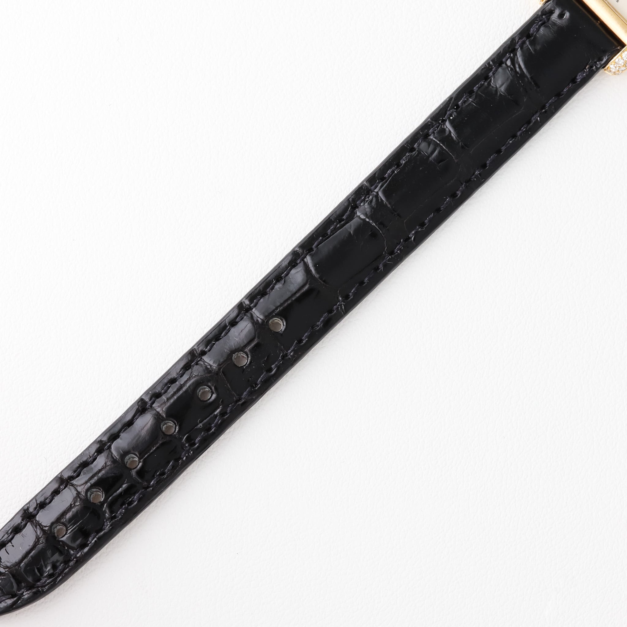 Tank Louis / Mini/ Diamond yellow gold / strap タンクルイ ミニ ダイヤ