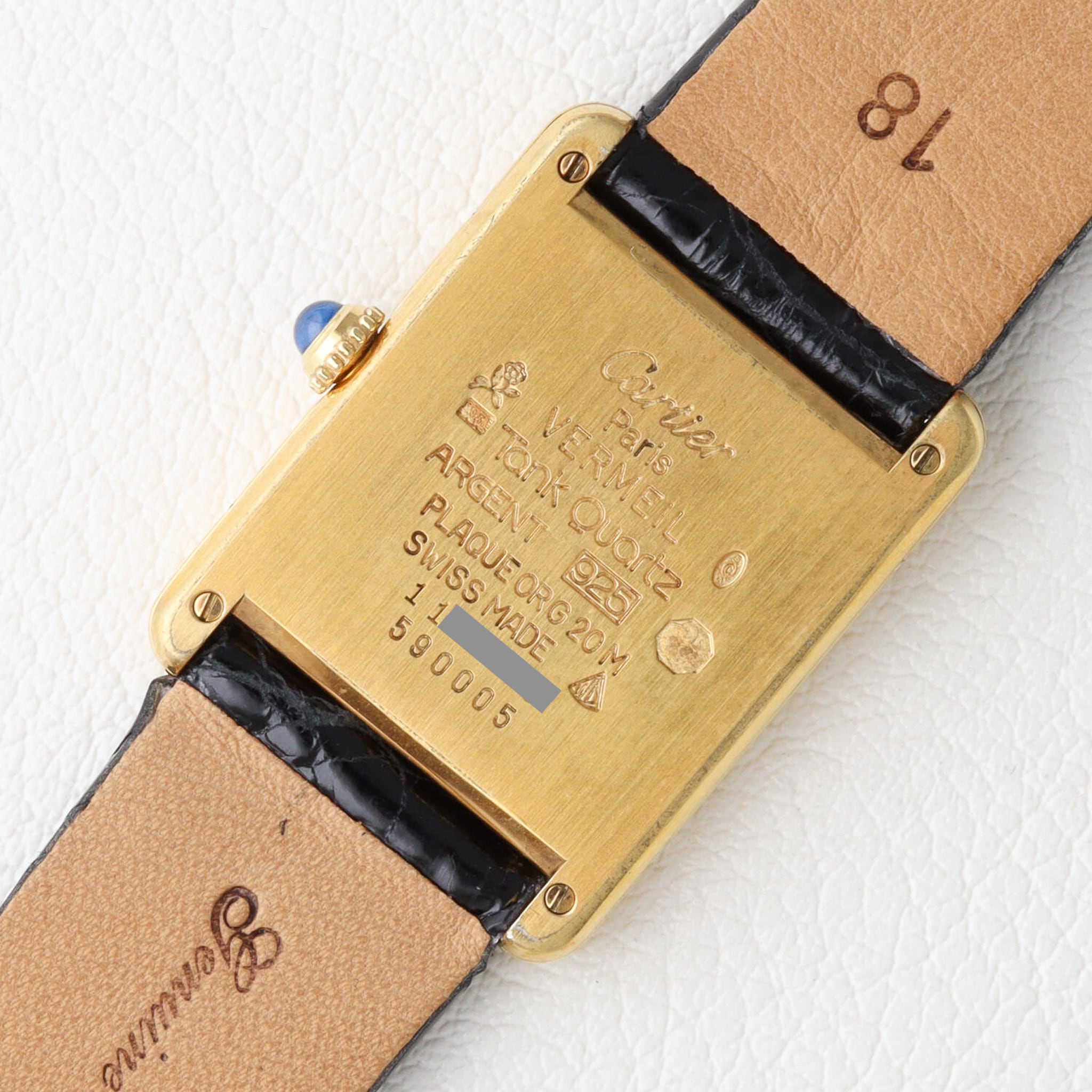 カルティエ マストタンクLM アイボリー