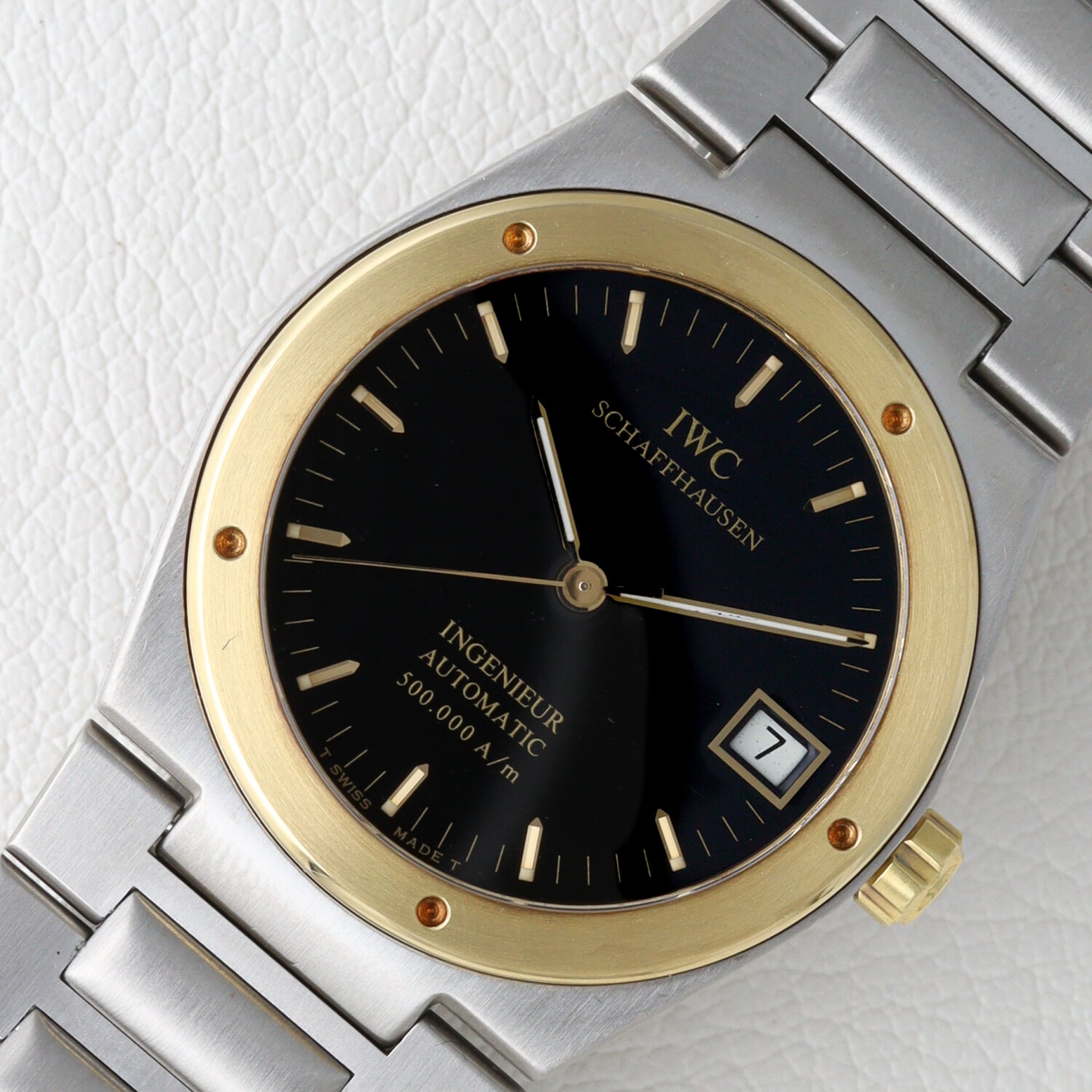 IWC インヂュニア IW3508 ブラック文字盤