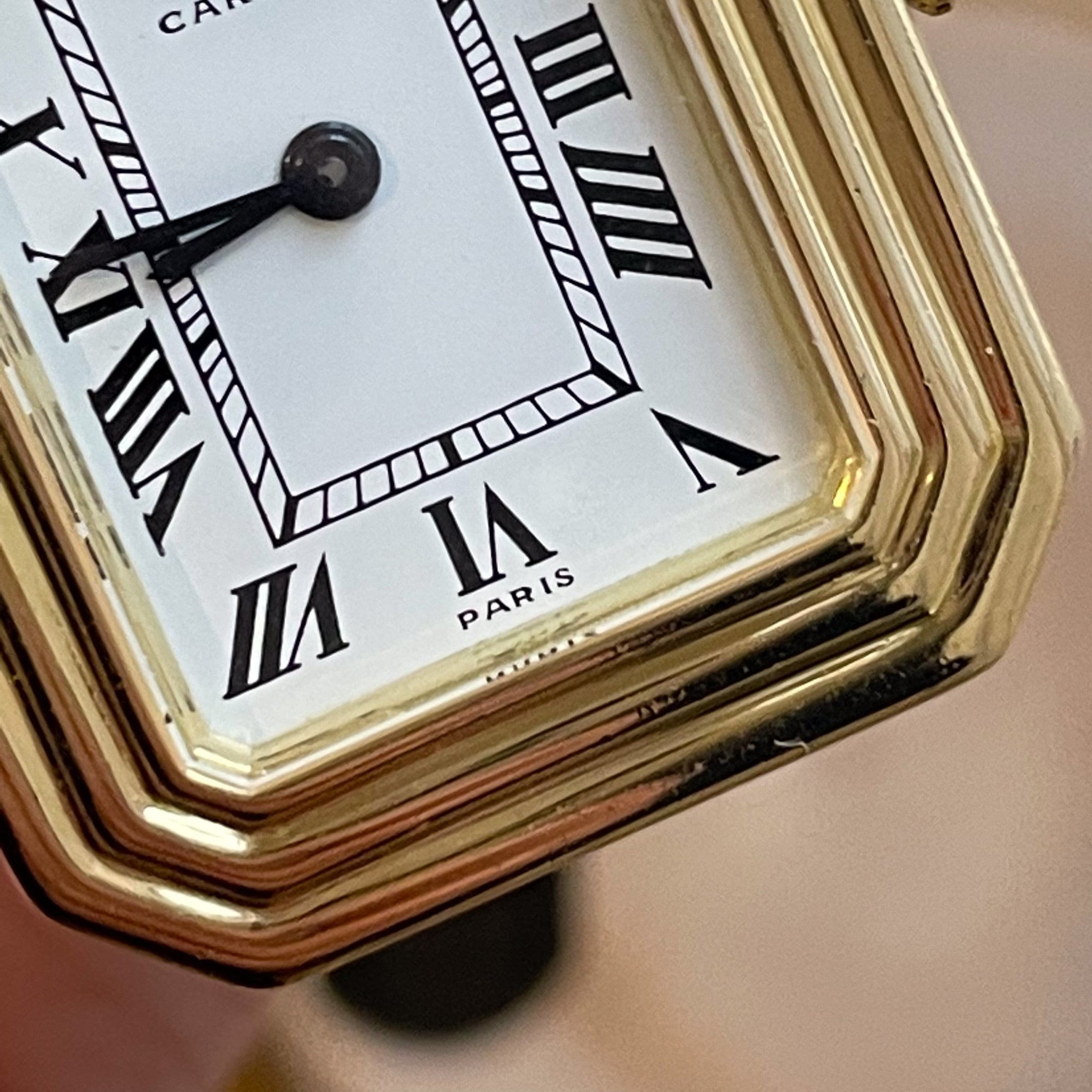 カルティエ クリスタロー Ref.78095 PARIS文字盤