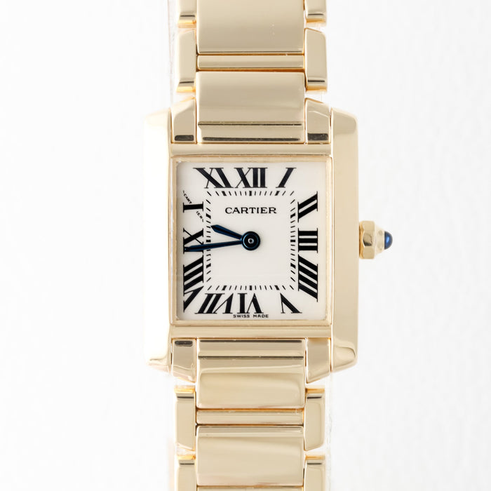 Cartier Tank Française Small Yellow Gold Bracelet Solid Gold Bracelet