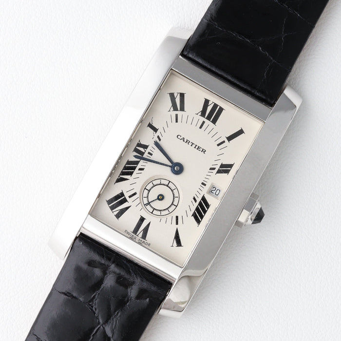 Cartier Tank Américaine MM｜18K WG｜クォーツ｜タンクアメリカン