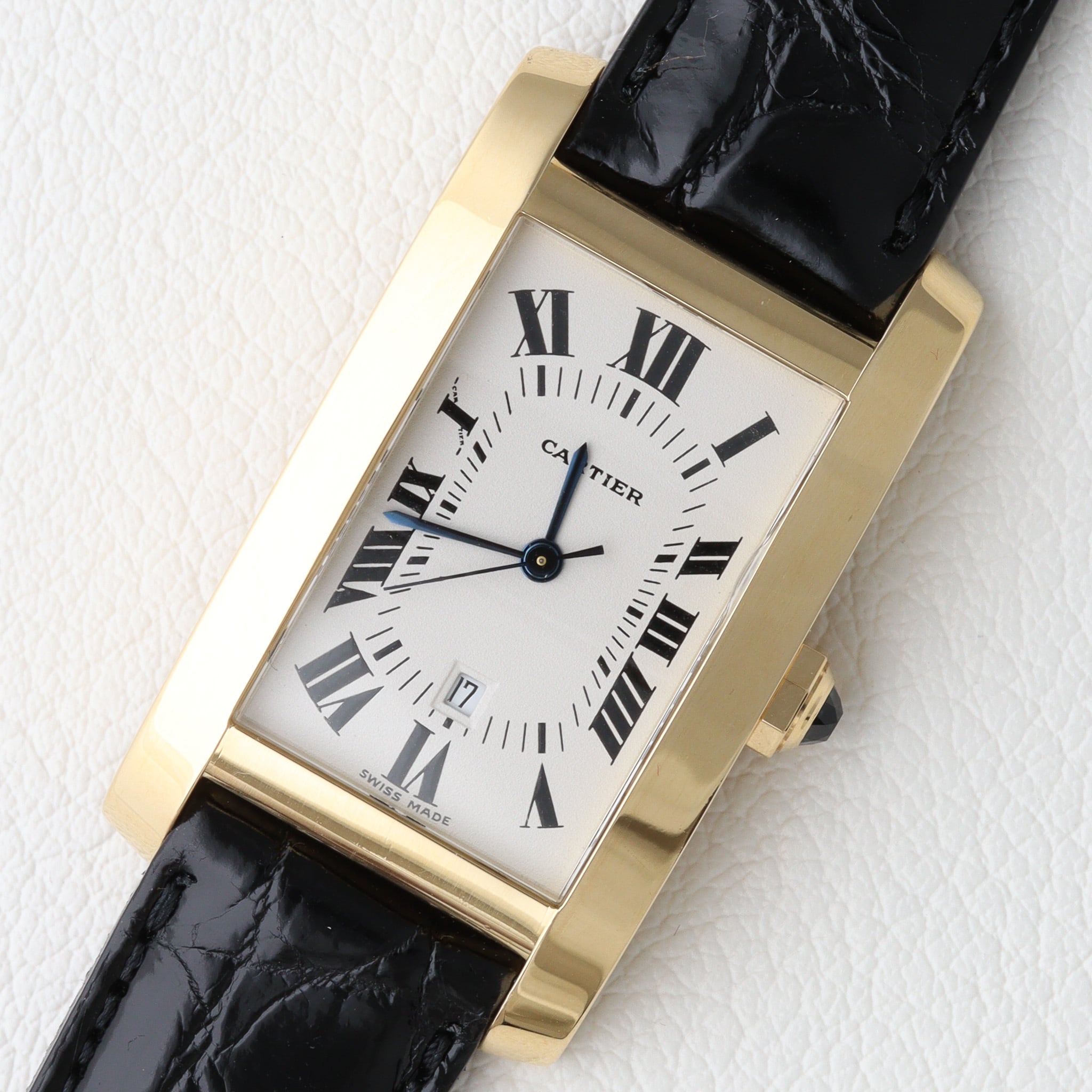 カルティエ タンクアメリカン  自動巻き YG　W2600851