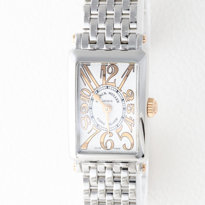 Franck Muller / Stainless Steel / Purchased in 2017 Franck Muller Long Island Peti Relief