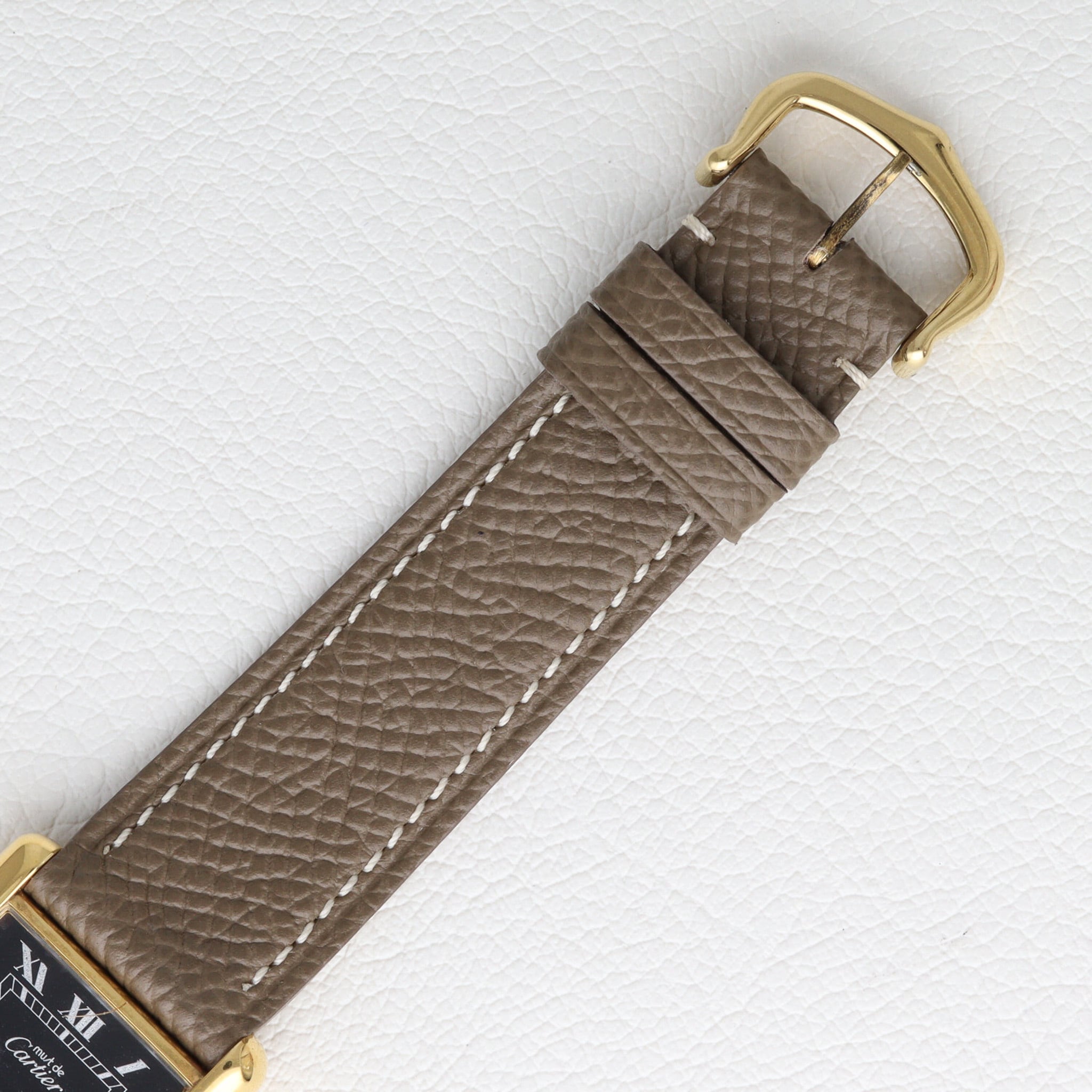 カルティエ マストタンク LM 黒文字盤 ローマンダイヤル