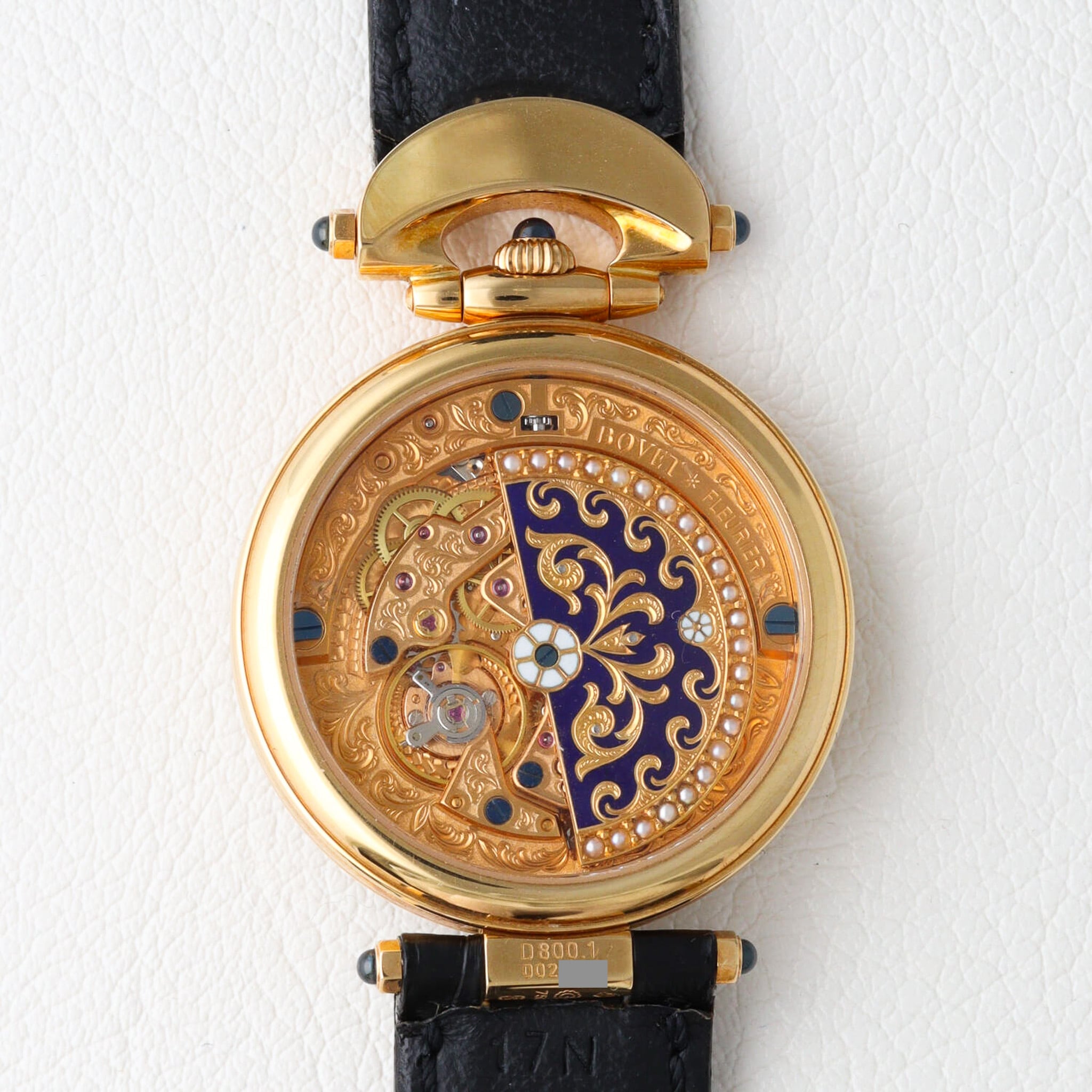 BOVET フルリエ　裏スケ エナメル D800.1