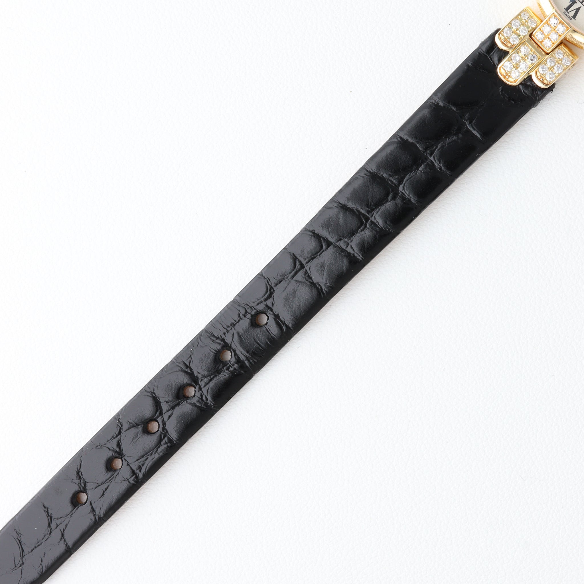 カルティエ ヴァンドーム SM 金無垢　ラグダイヤ  レザー