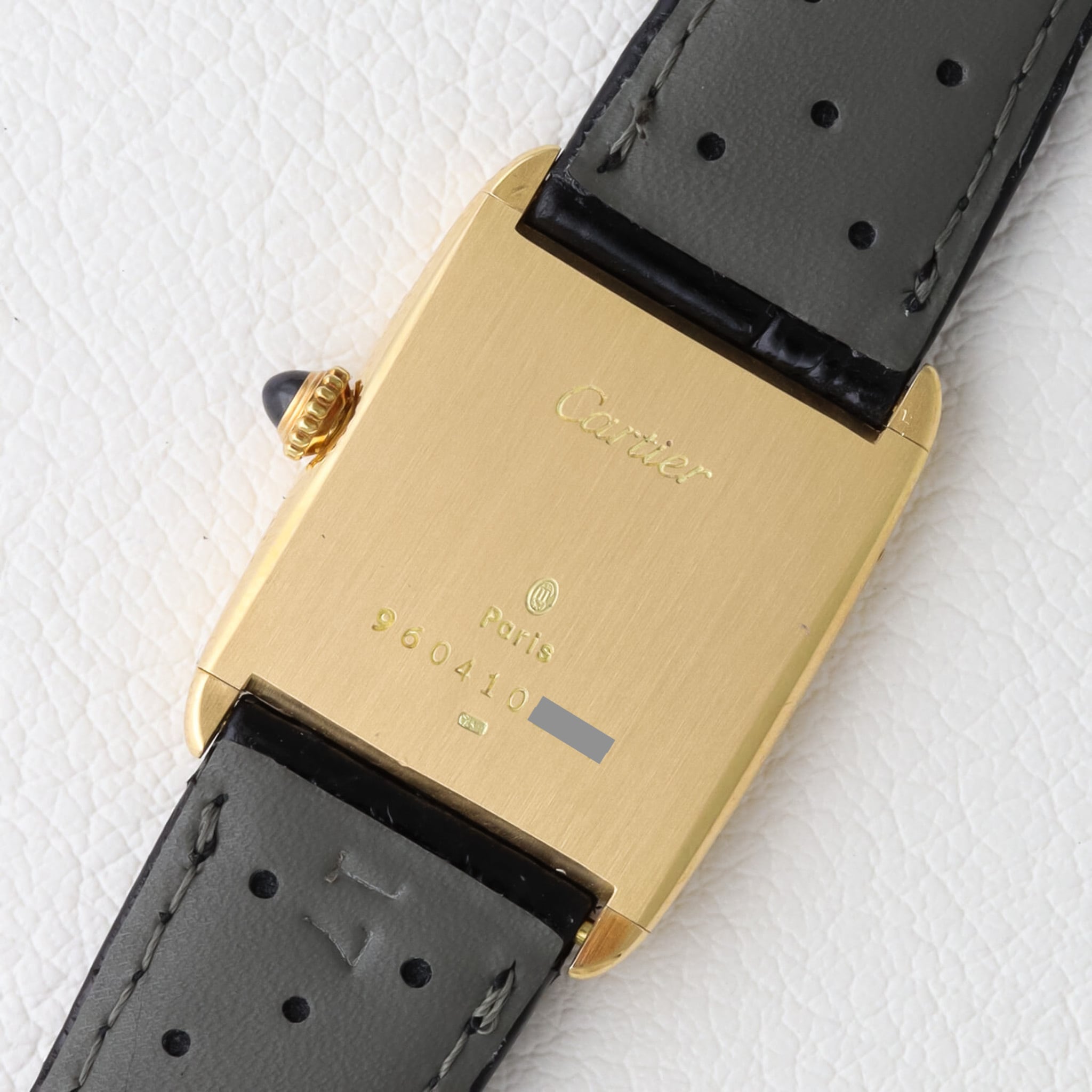 永久保証書付き カルティエ アロンディ LM エクストラフラット PARIS  ref. 96041 cal.21