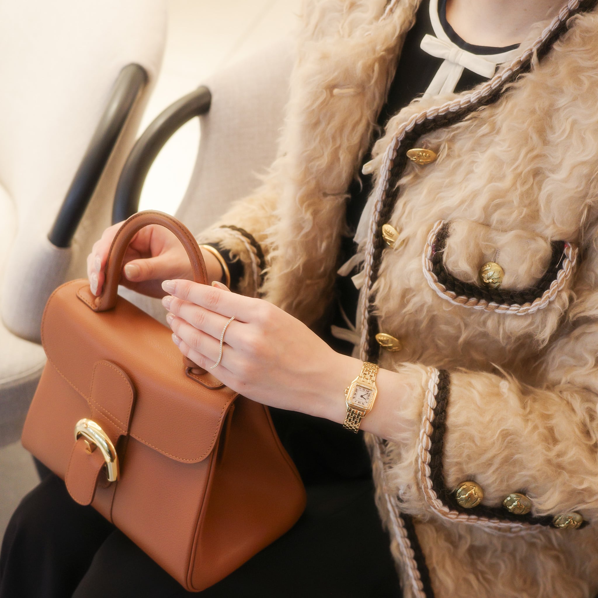 カルティエ パンテール SM ゴールド  純正ダイヤモンド