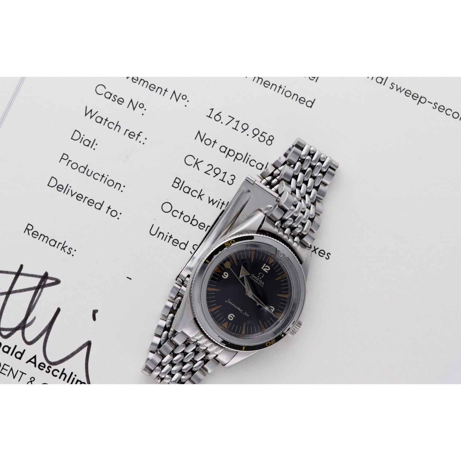OMEGA シーマスター300 1stモデル