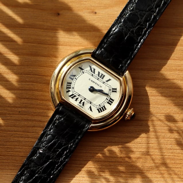 カルティエ  エリプスSM Ref.67081 手巻き PARIS文字盤
